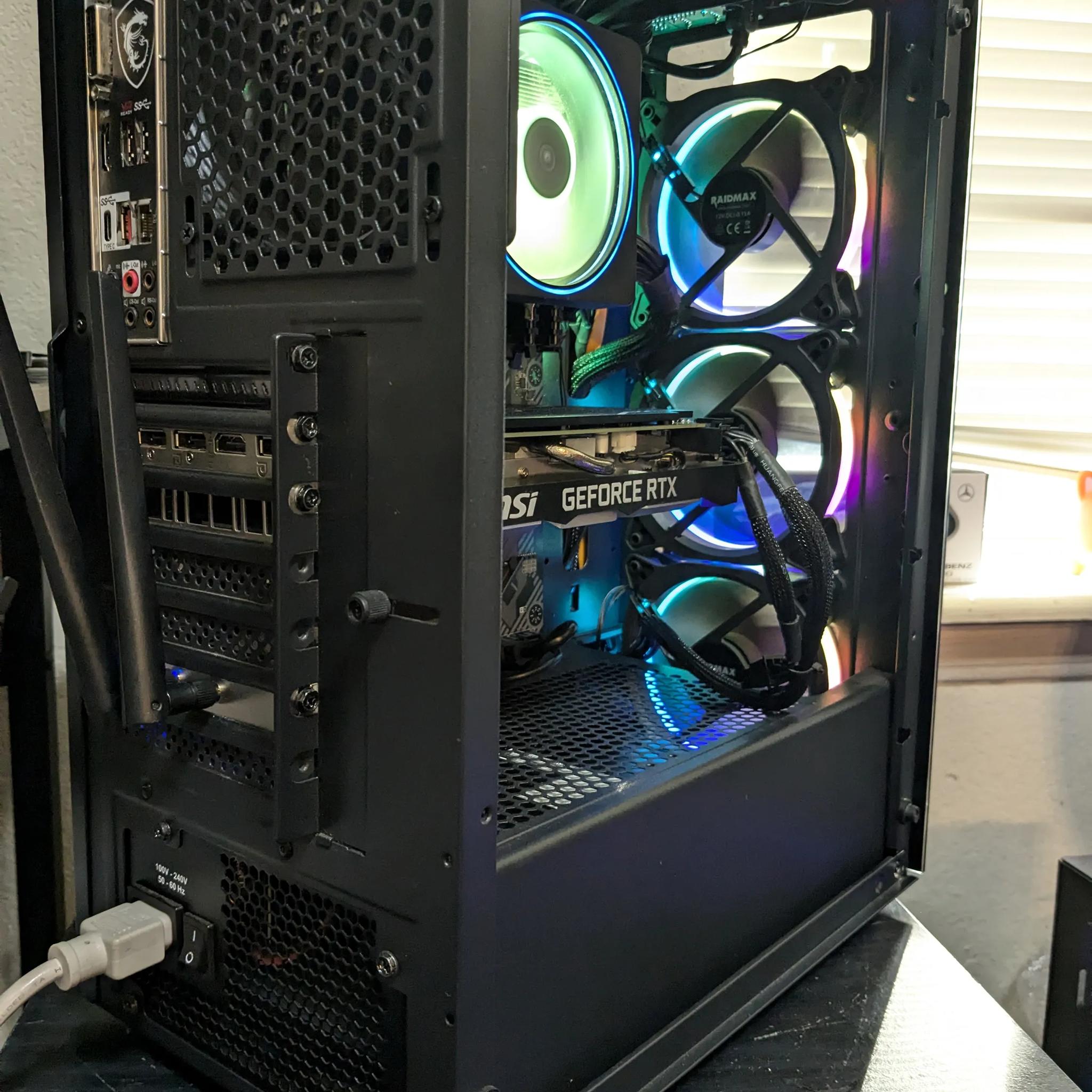 144+ FPS Fortnite/Apex, 180 Day Warranty, WiFi, RGB, Windows11, R7 2700X, RTX 2060S, 1TB SSD