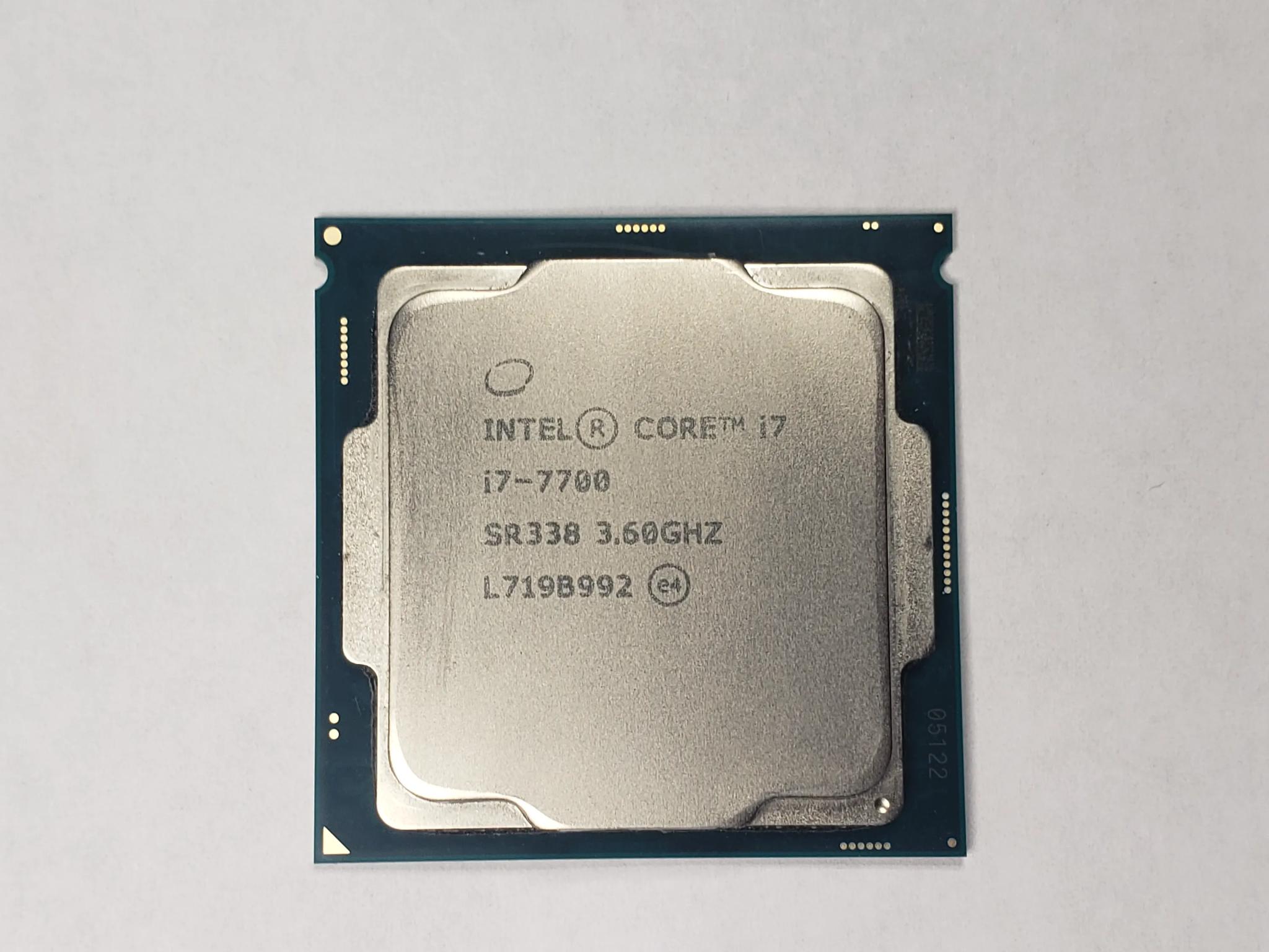Intel Core i7 7700 | 4 Core 8 Thread