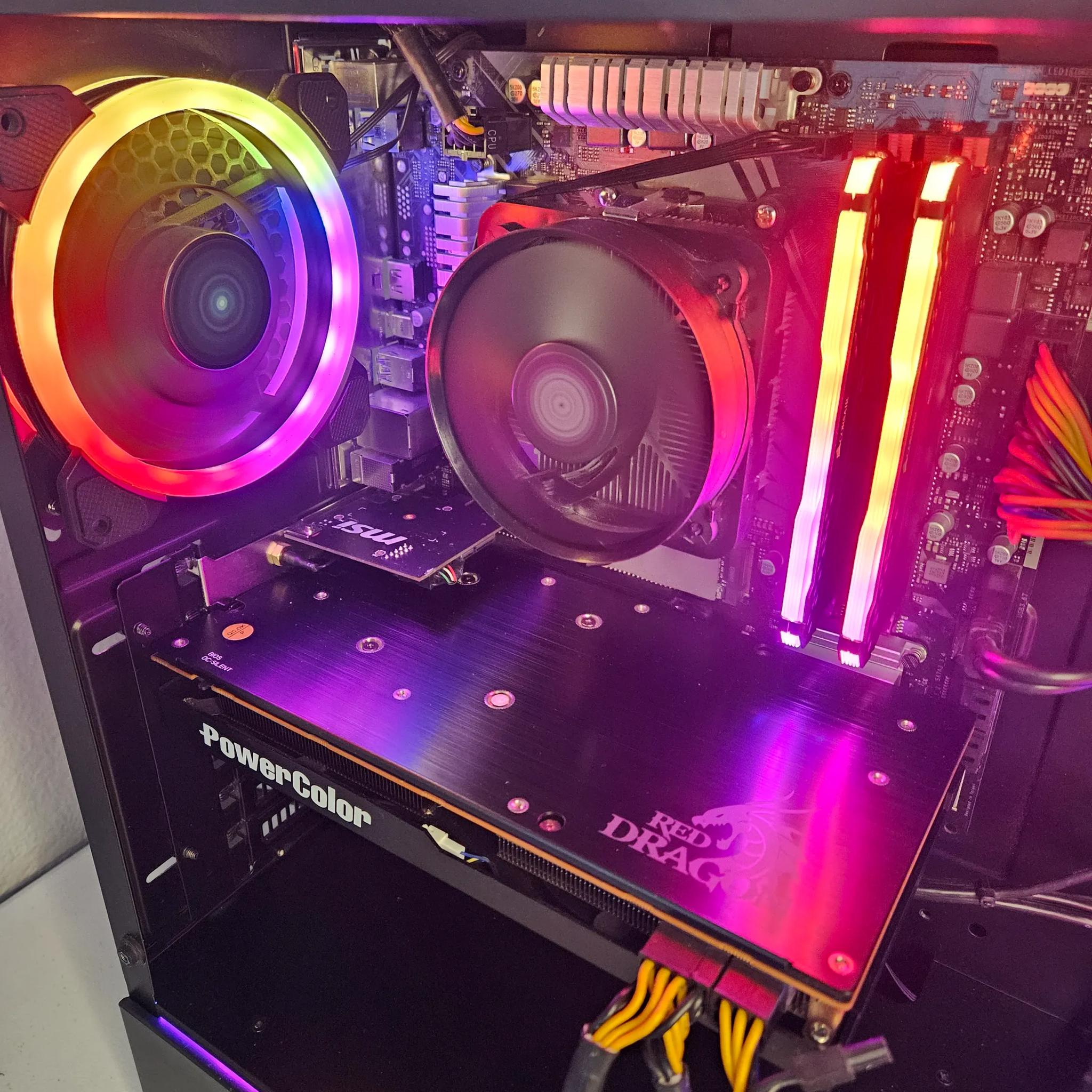 Gaming PC Ryzen 5 3600 RX 5700XT 16GB RAM 512GB SSD WI-FI