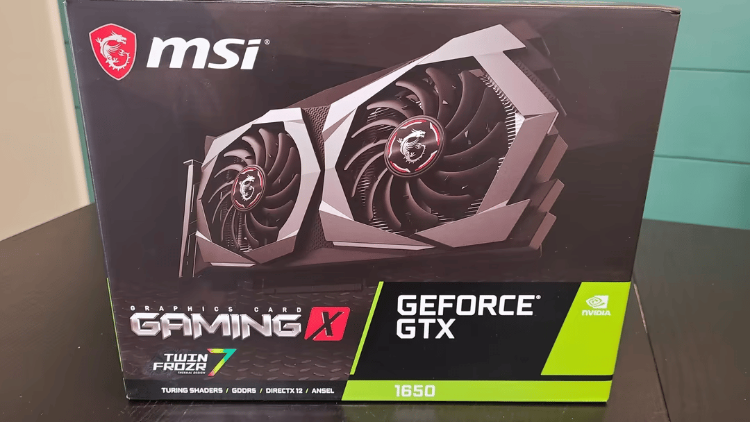 MSI GeForce GTX 1650 4GB | GDDR5 Twin FROZR7 Gaming Graphics Card
