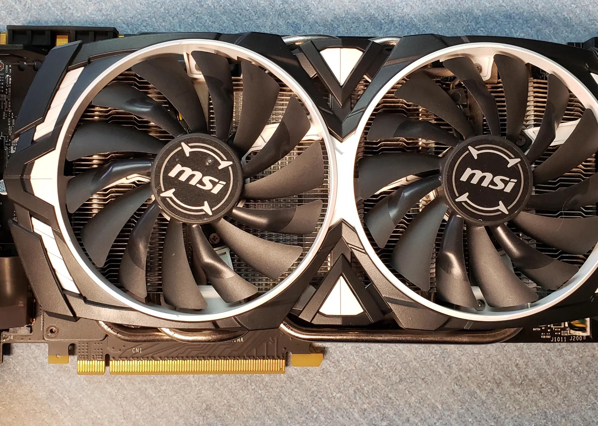 MSi GTX 1070 Armor graphics card *Read*