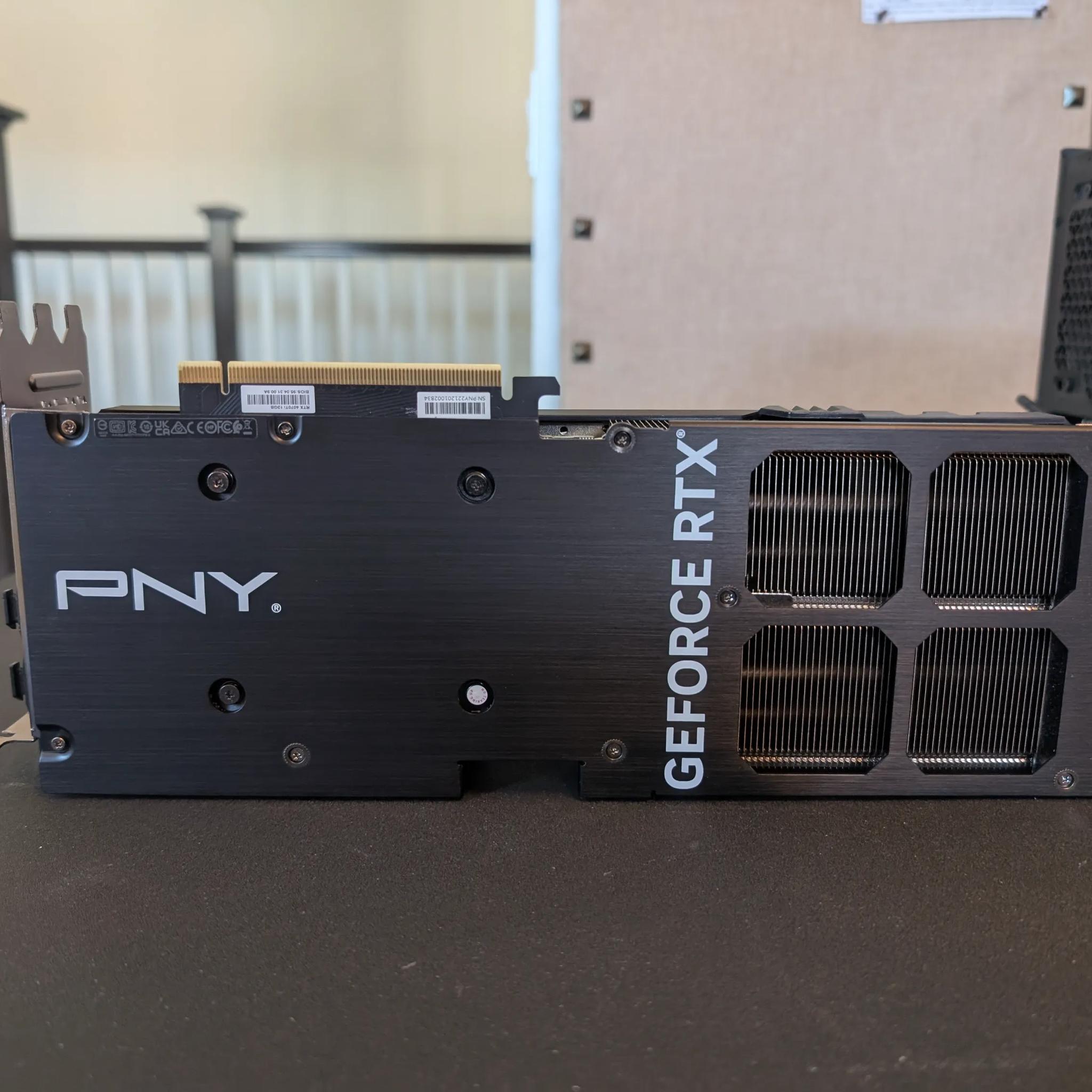 PNY GeForce RTX™ 4070 Ti 12GB VERTO™ Graphics Card