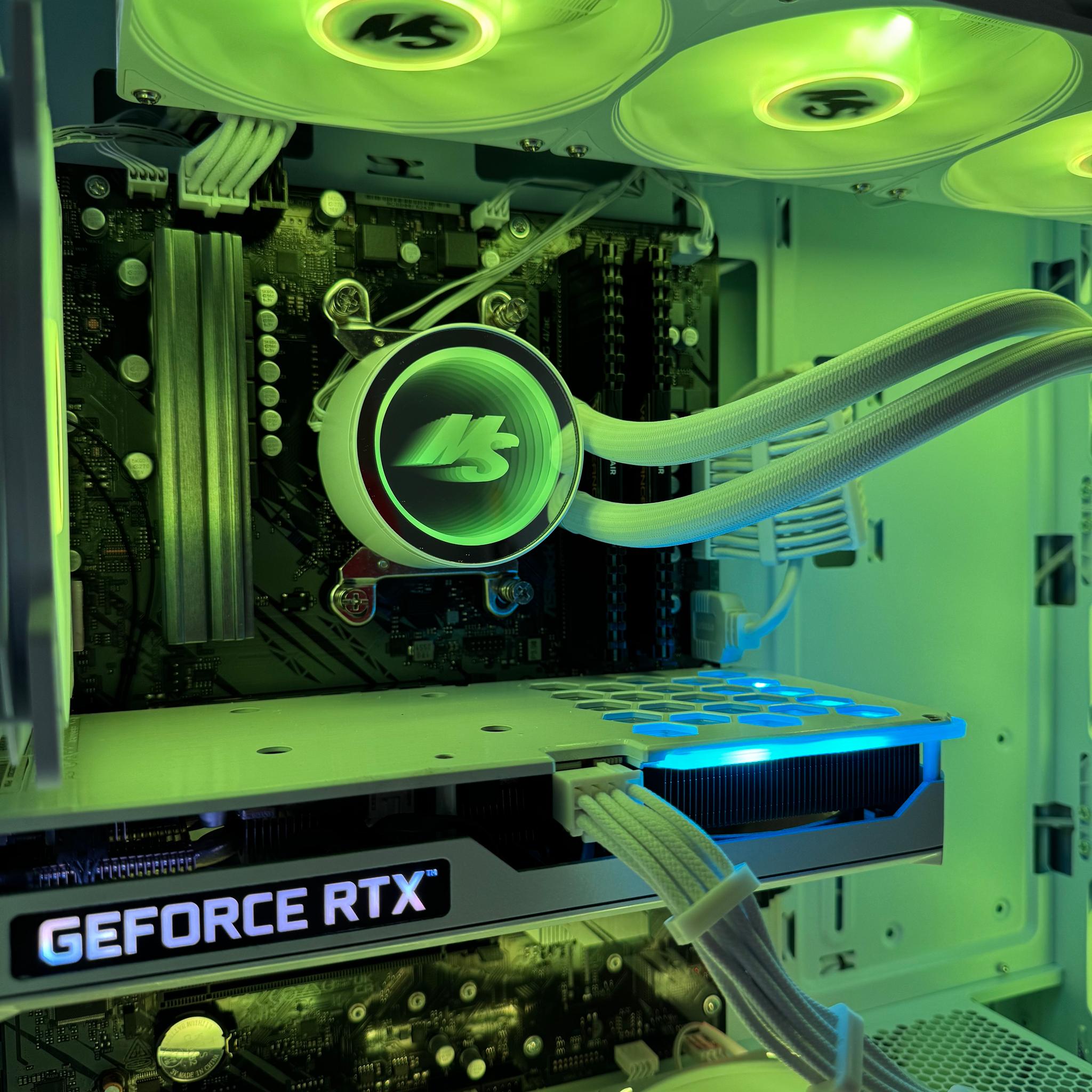 Frost Apex  | Custom Gaming PC | 3060 TI - R5 5500 - 16GB Ram - 1tb SSD