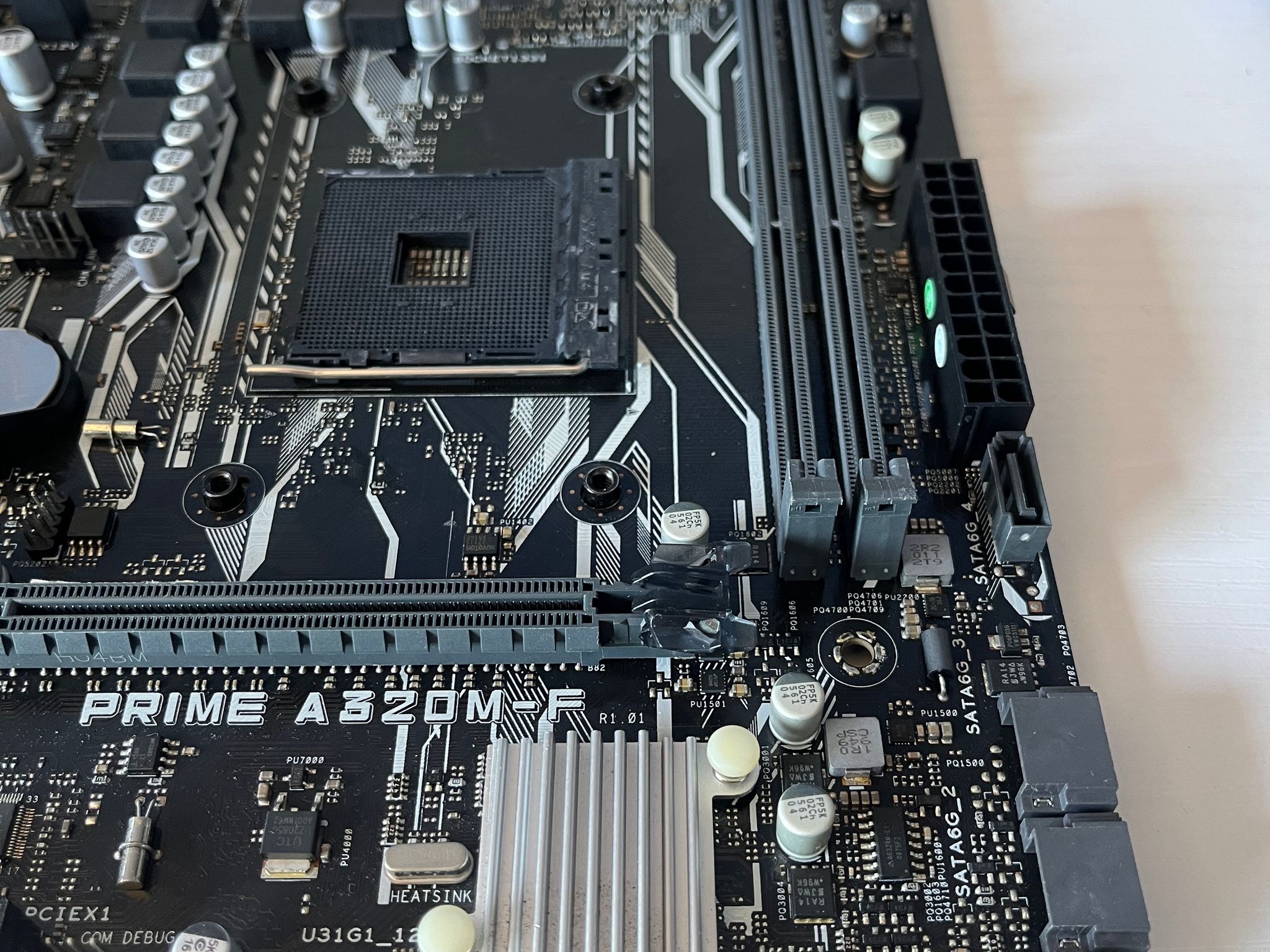ASUS PRIME A320M-F AM4 Motherboard