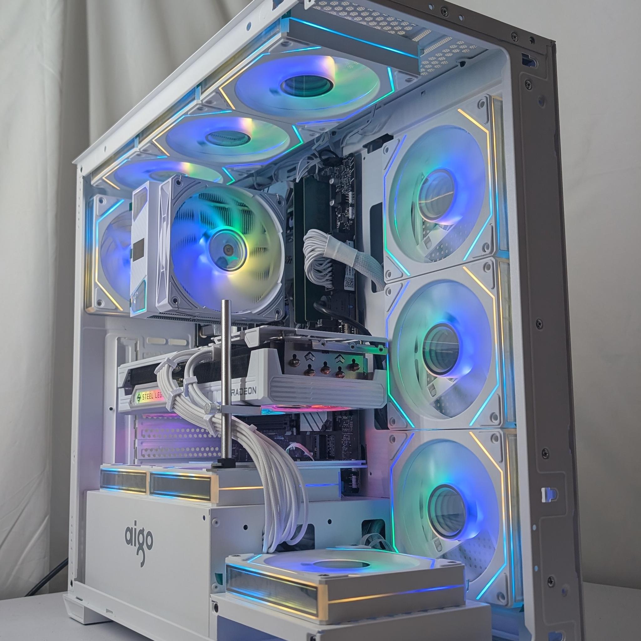 9070XT 16GB | I5 12600KF | 16GB DDR5 | 1TB NVME | CORSAIR 850W PSU | ALL WHITE