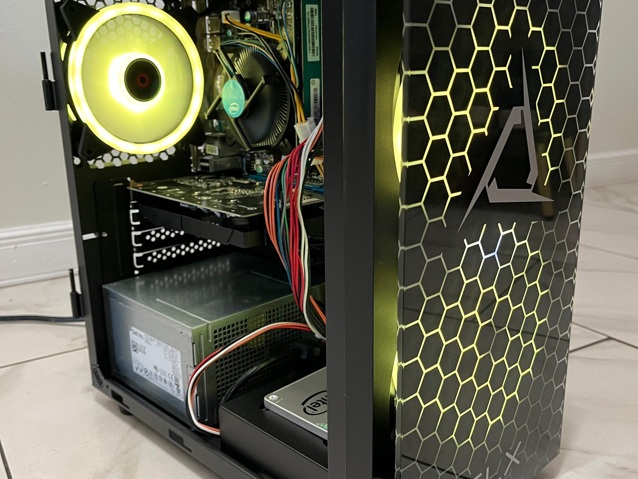 Super Budget PC - Intel i3-4160, NVIDIA GT 1030, 12GB RAM, 378GB Storage, w/ Wi-Fi, BT & RGB Remote