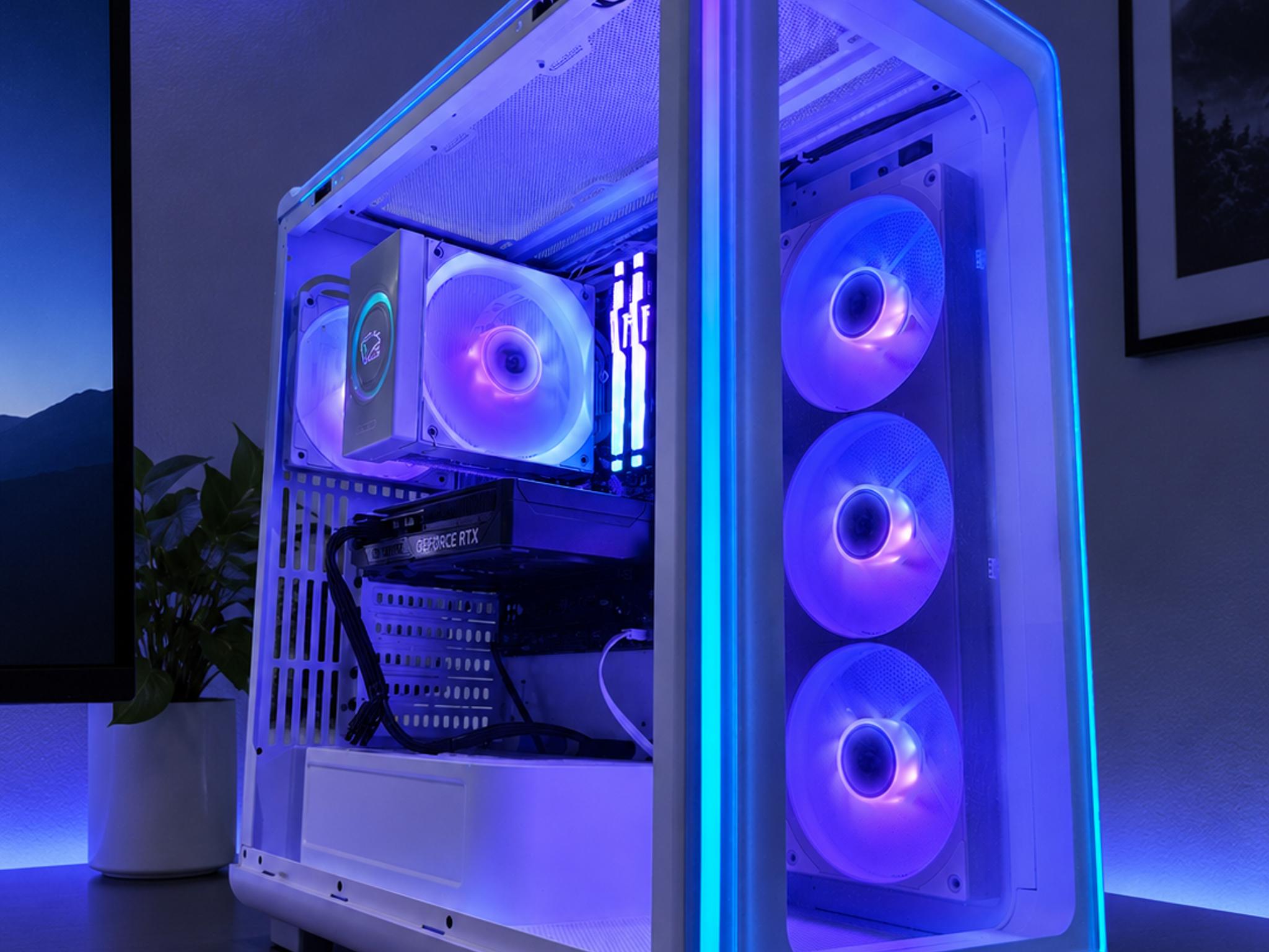 RTX 5060 Ti Gaming PC • Ryzen 5 8400F • 1TB M.2 • 16GB DDR5 • IBuyPowerPc • B650M • White