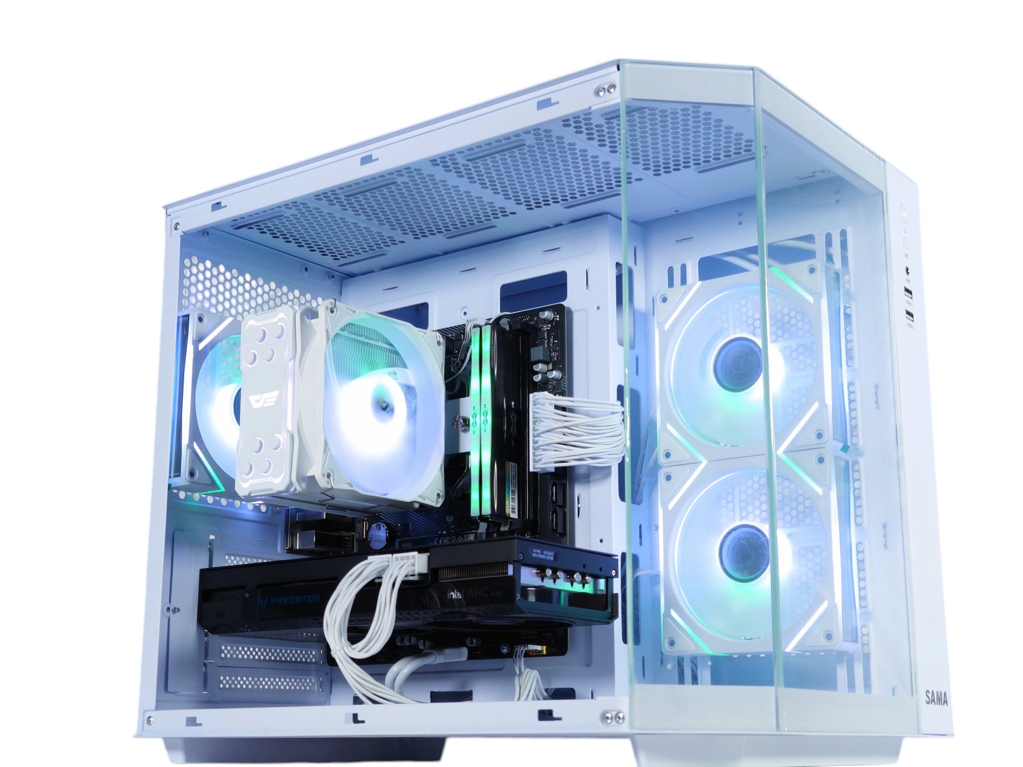 BiFrost❄️Gaming PC❄️Intel ARC 750 8GB❄️AMD Ryzen 5 3600 6 core❄️16GB DDR4❄️1TB NVME SSD