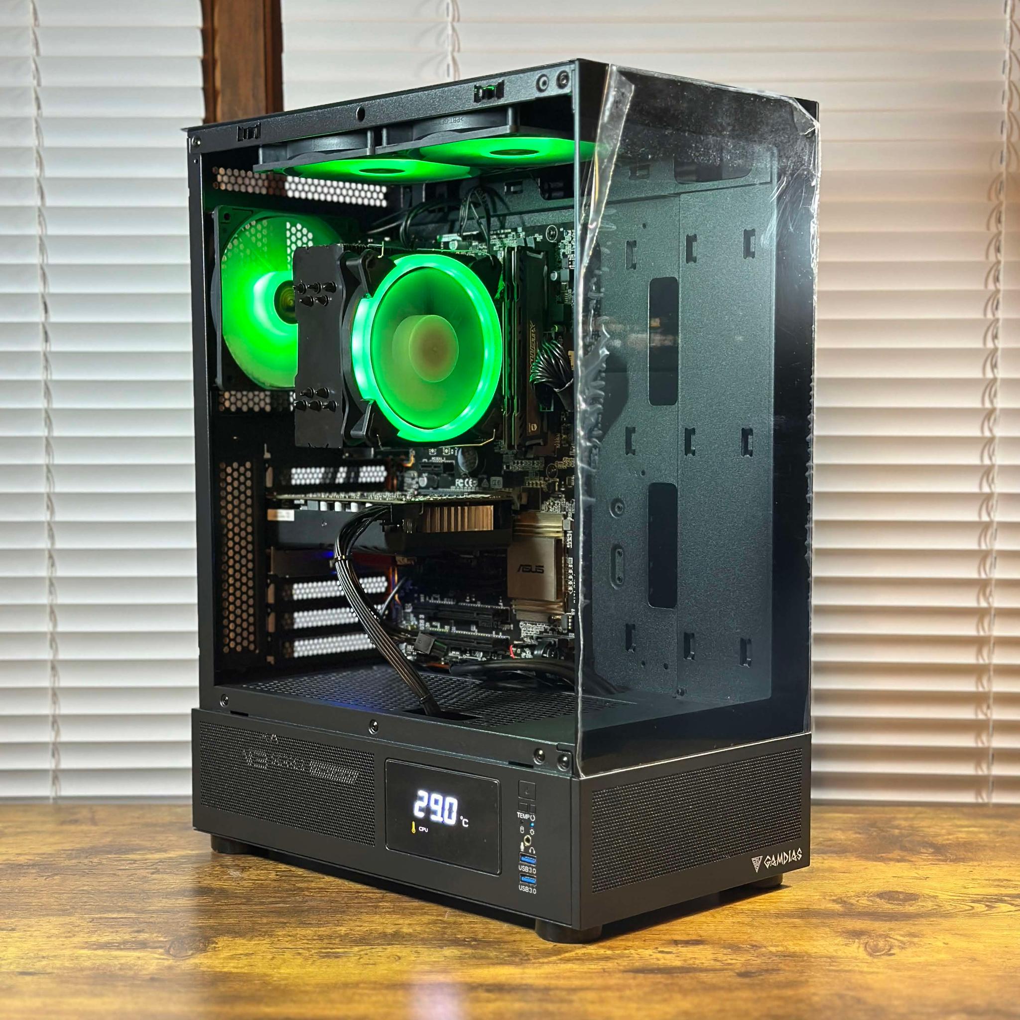 GTX 1660Ti 6GB | Intel i7 7700 | 16GB DDR4 |500GB SSD | Win11 | WIFI | 1080P Gaming PC