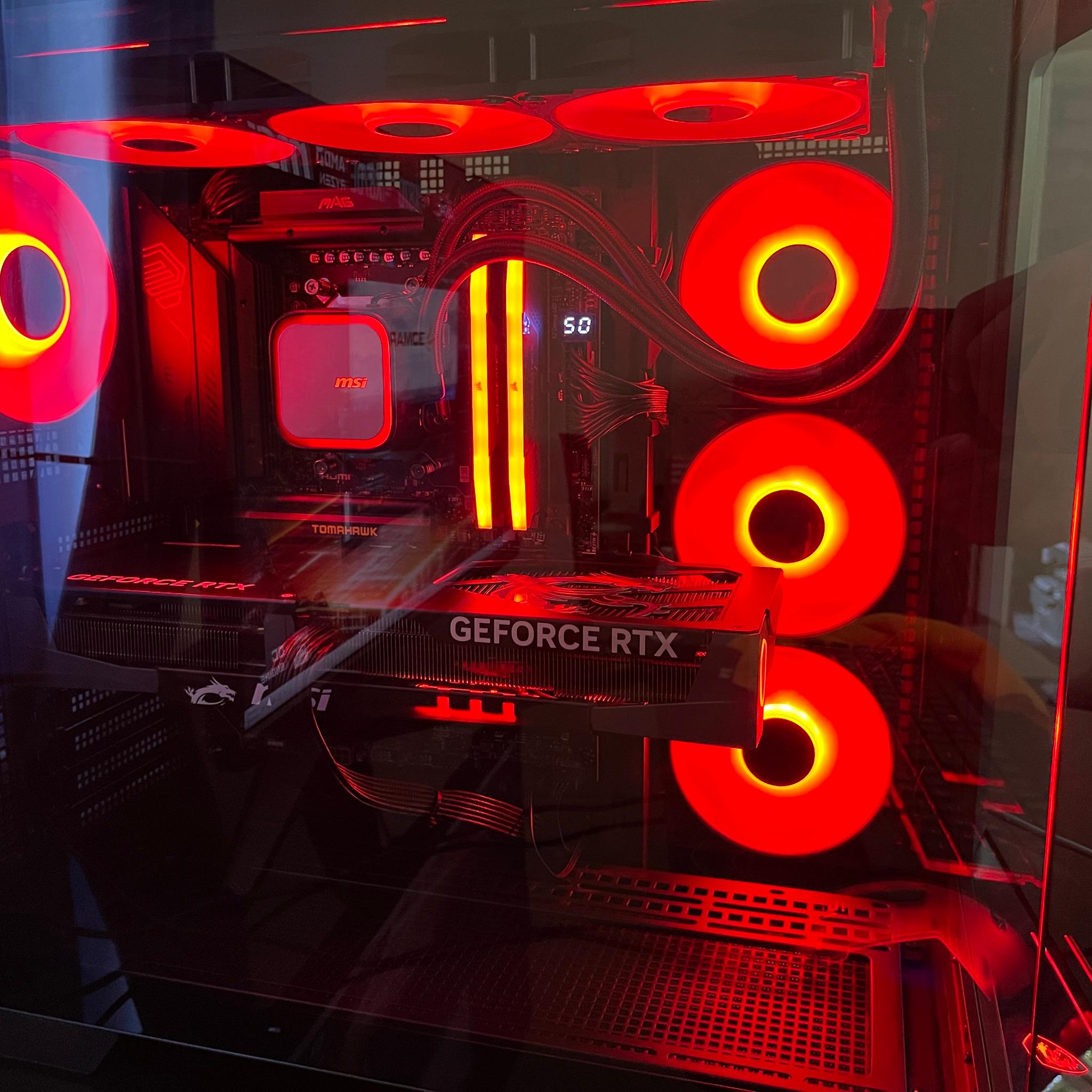 🐉ALL MSI PC / RTX 5070 / Ryzen 7 9700x/ 32gb DDR5/ 1Tb/ liquid cooled