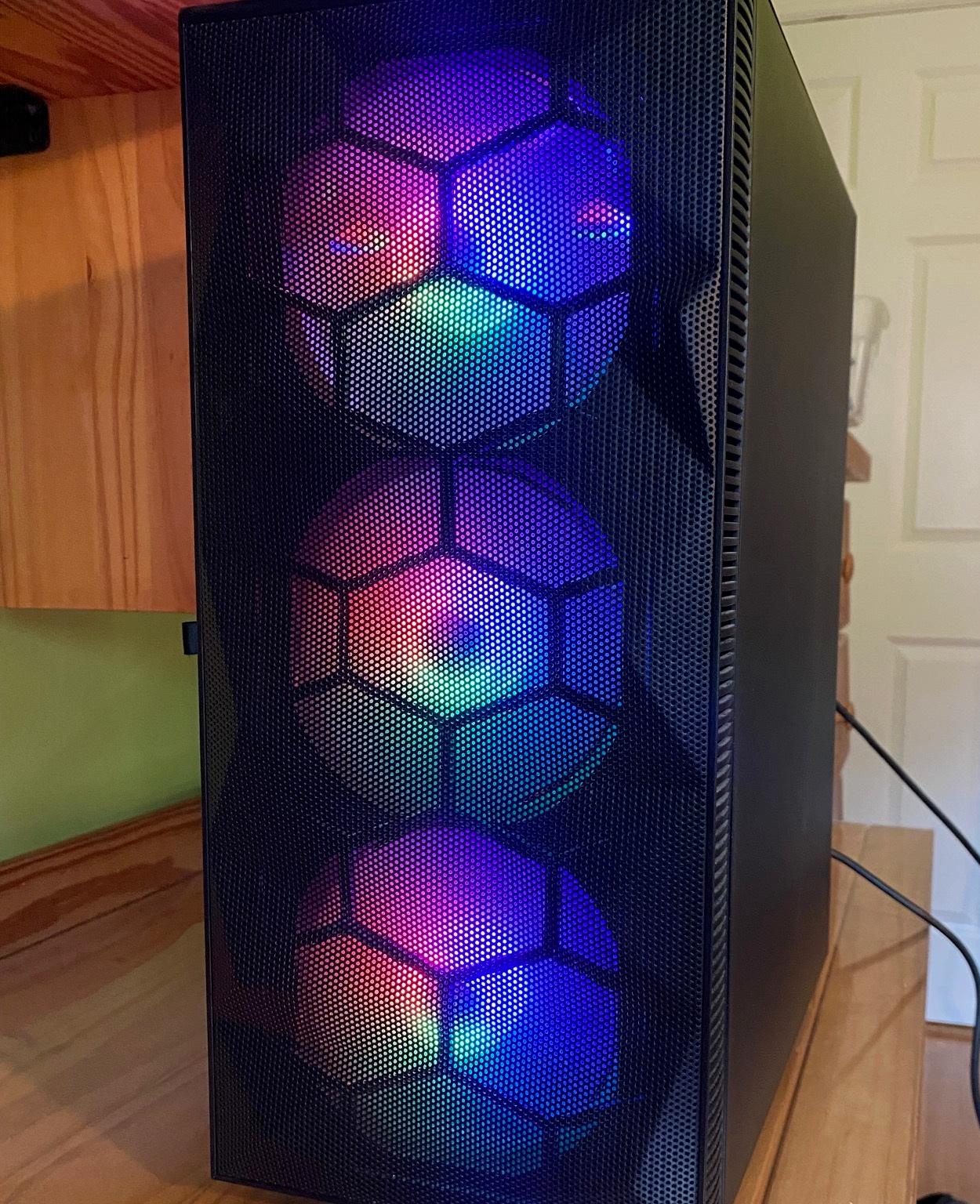 Custom-Built Gaming PC, 16GB RAM, 1 TB Storage, 6-core AMD Ryzen-5 7600X CPU, 16 GB VRAM