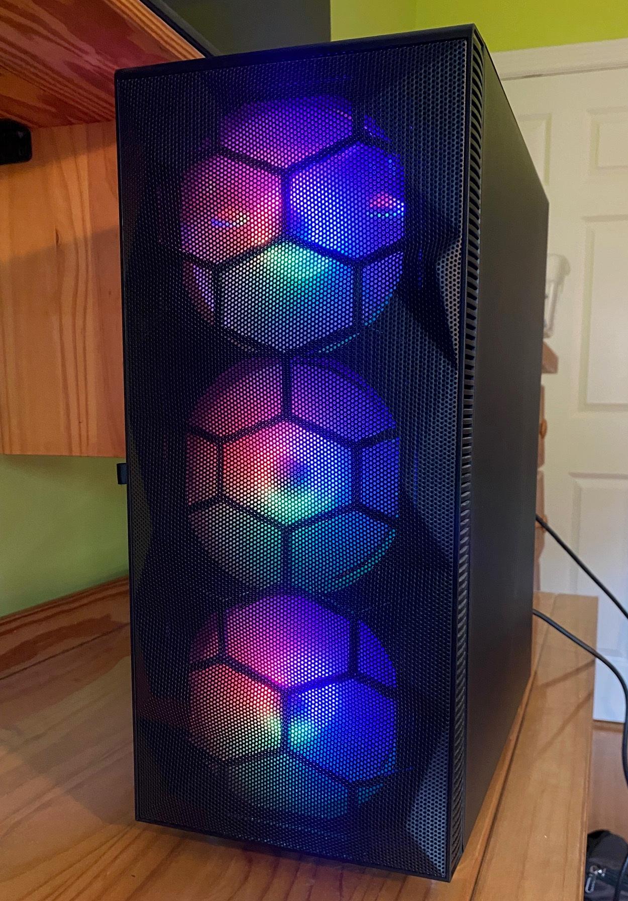 Custom-Built Gaming PC, 16GB RAM, 1 TB Storage, 6-core AMD Ryzen-5 7600X CPU, 16 GB VRAM
