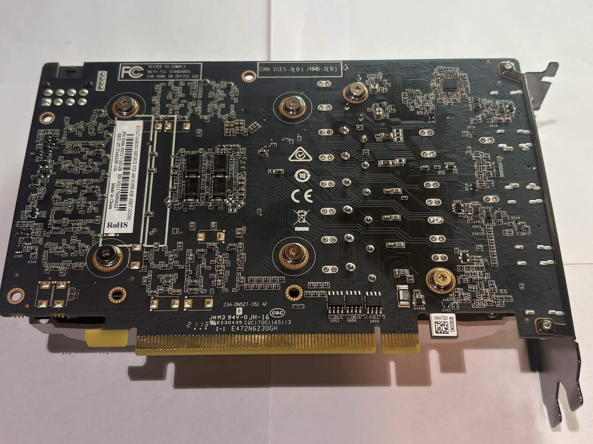 Zotac GAMING Twin Fan GeForce GTX 1660 SUPER (CUSTOM PAINT) (NM)