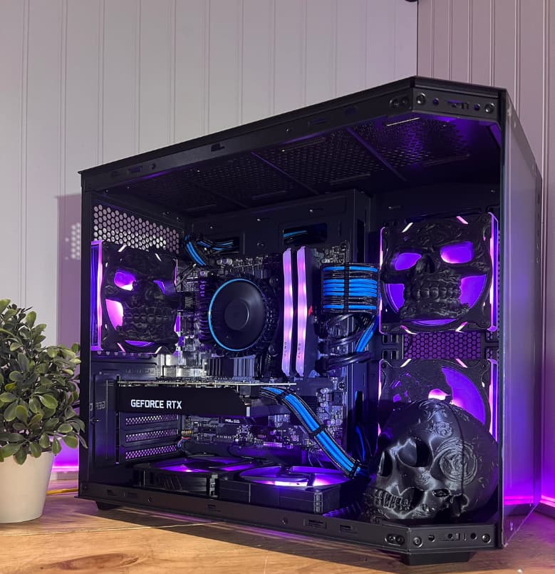 Diablo (V1.5) 12100f/32g ddr4/3060 12g/650watt psu/1tb nvme upgrade path