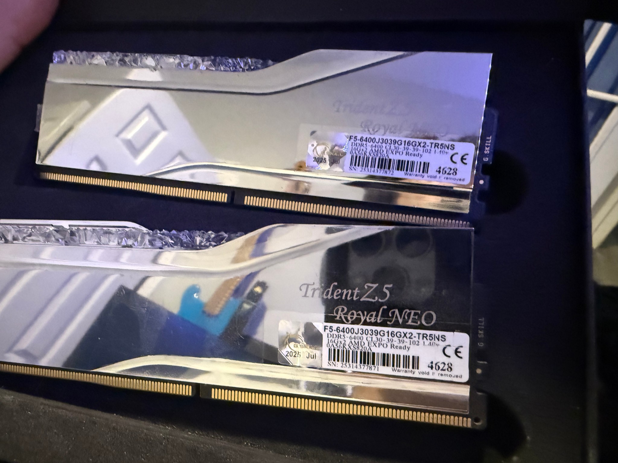 G. Skill Trident Z5 Royal NEO 32GB Kit (2x16g) CL30 6400 Mt/s Practically New FAST DDR5 EXPO XMP AMD