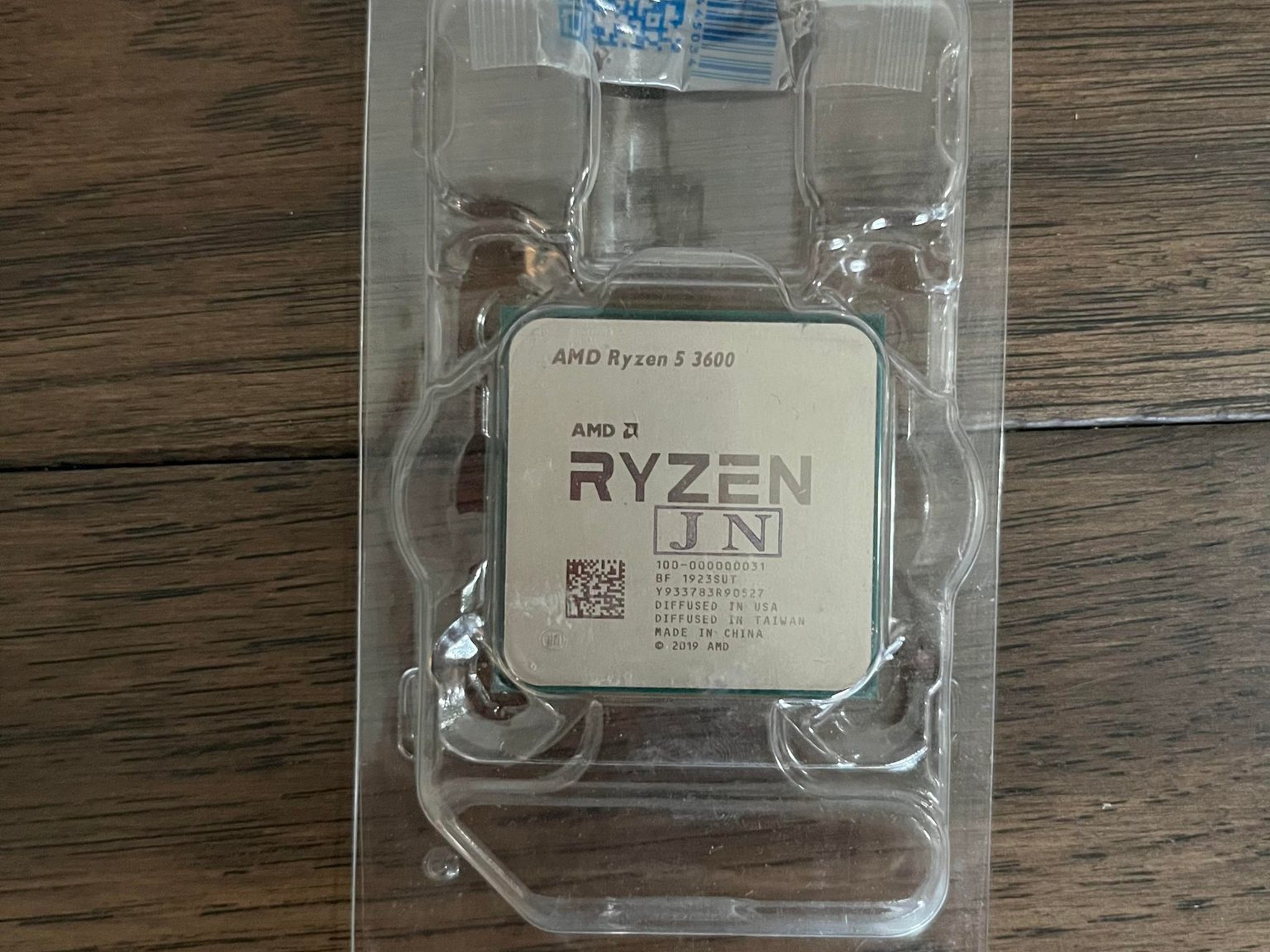 AMD Ryzen 3600 CPU (used)