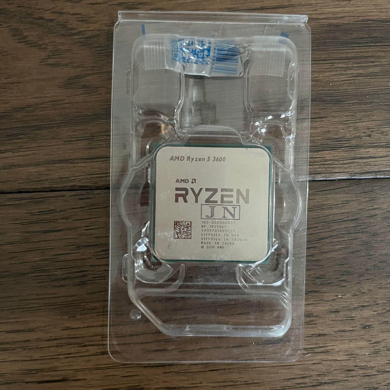 AMD Ryzen 3600 CPU (used)