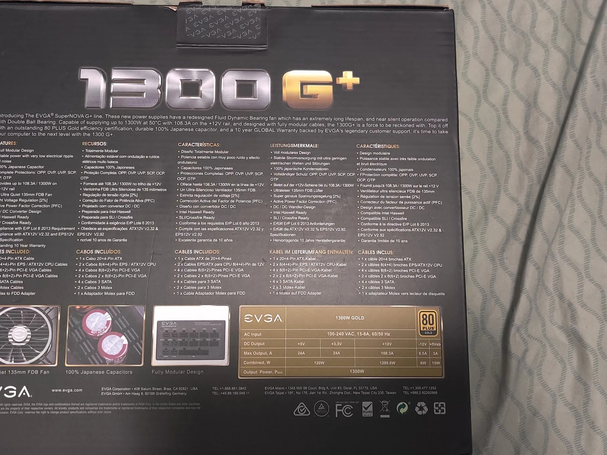 EVGA SuperNova 1300 G+