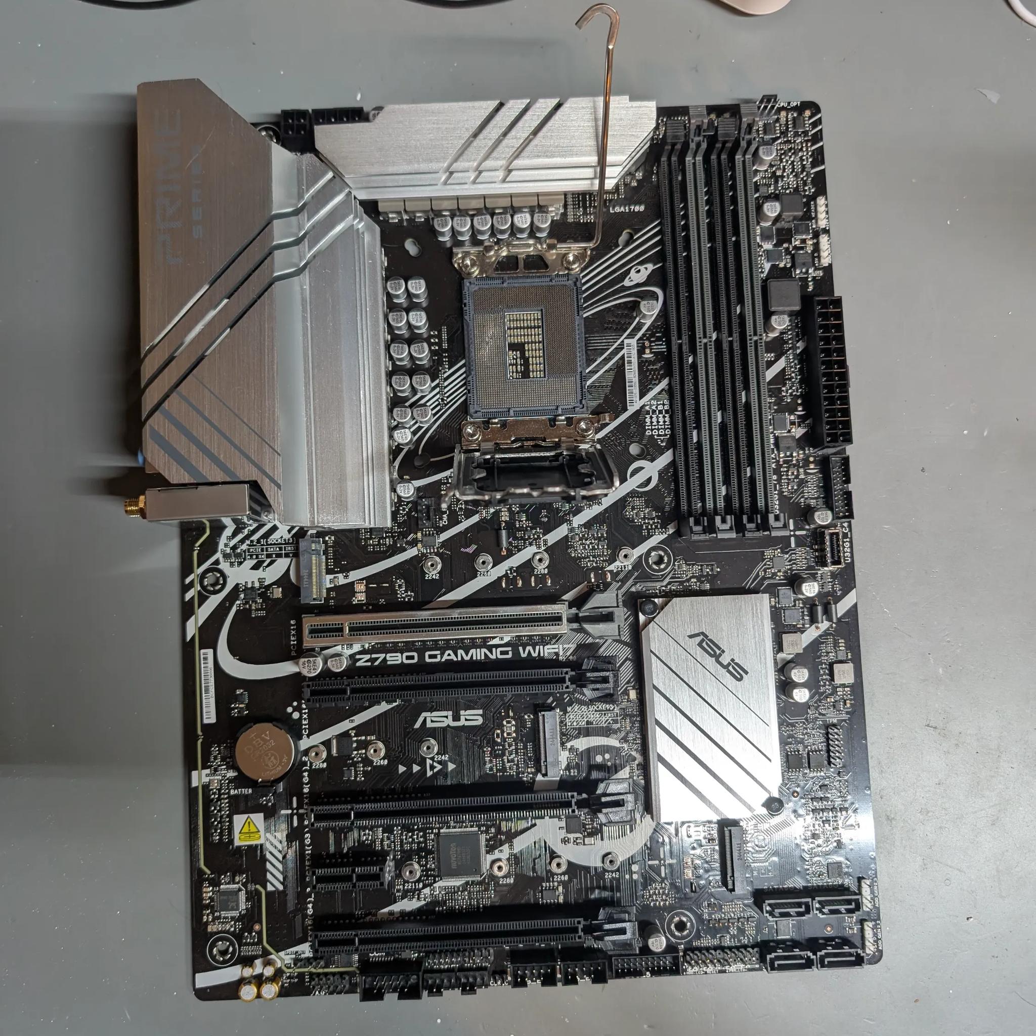 120mm aio + z790 motherboard + power supply