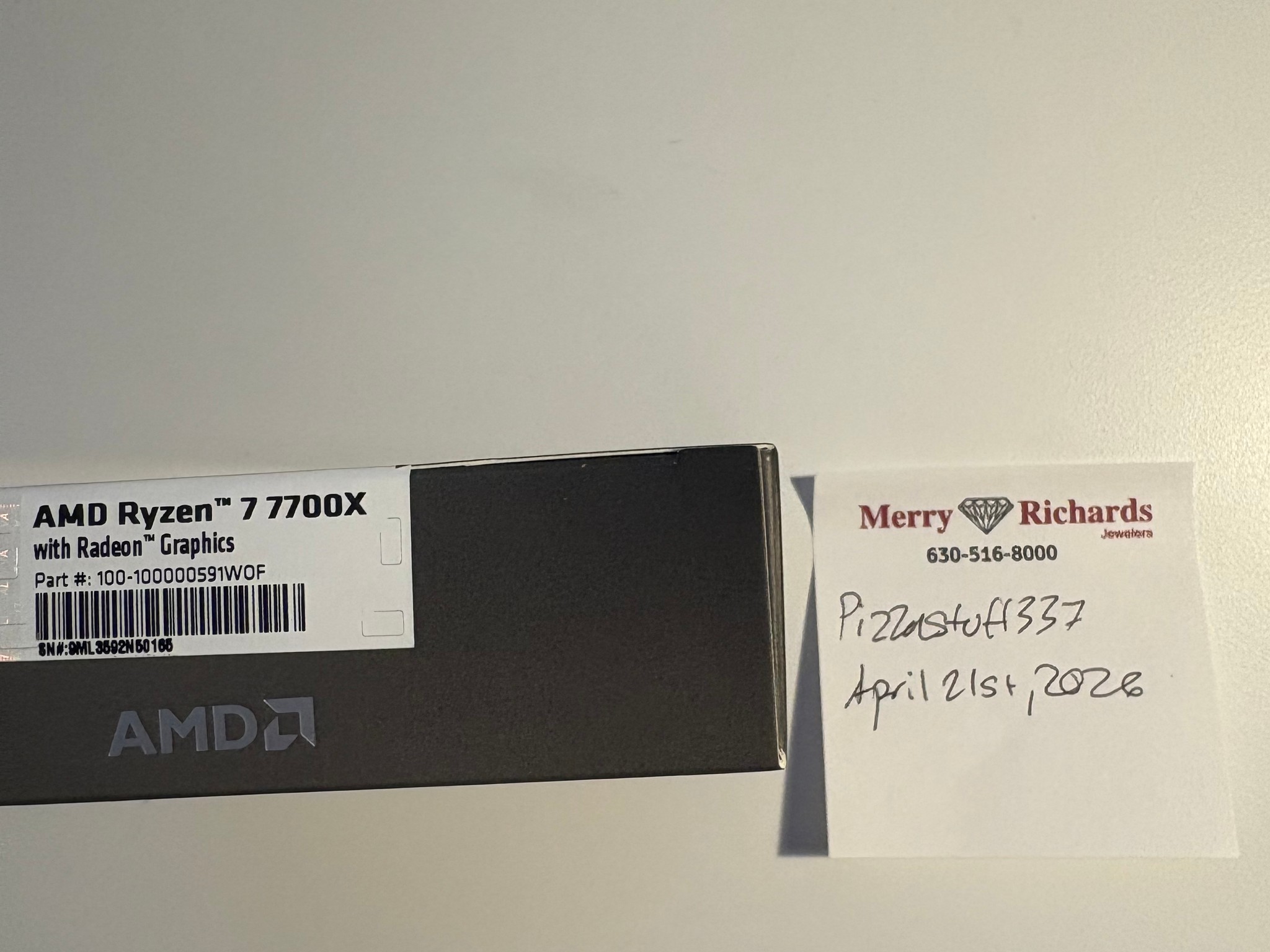 AMD Ryzen 7 7700X