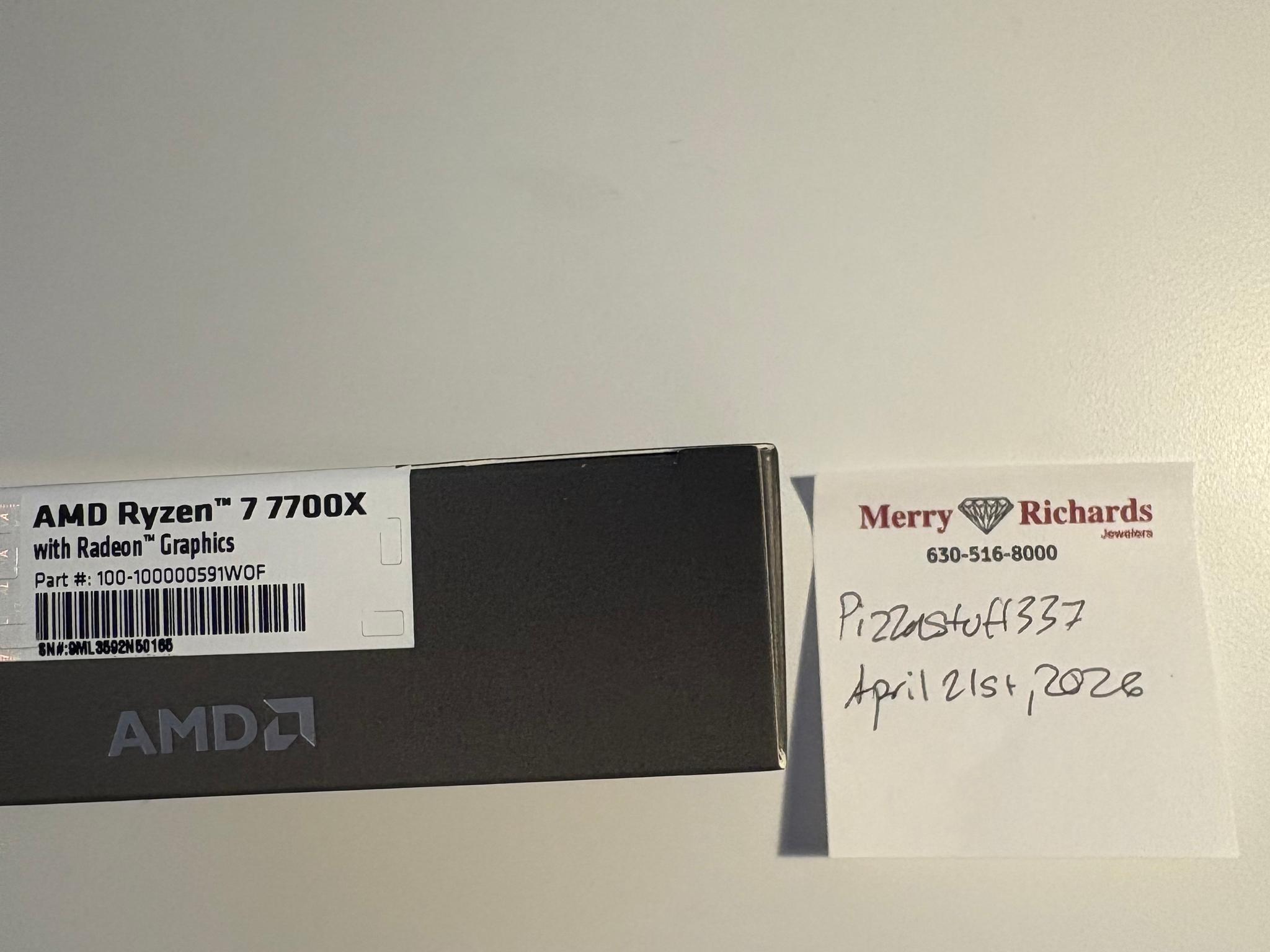 AMD Ryzen 7 7700X