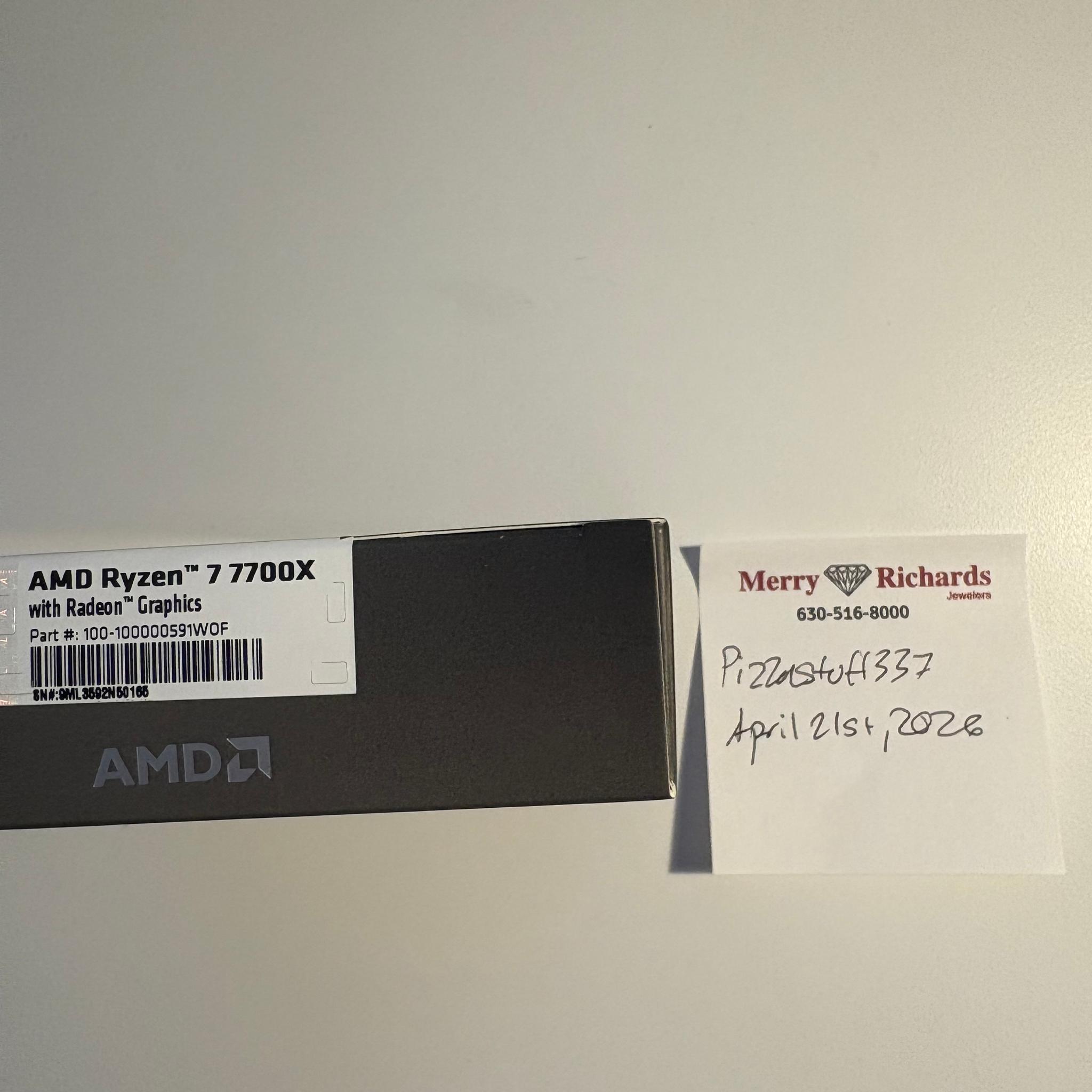 AMD Ryzen 7 7700X