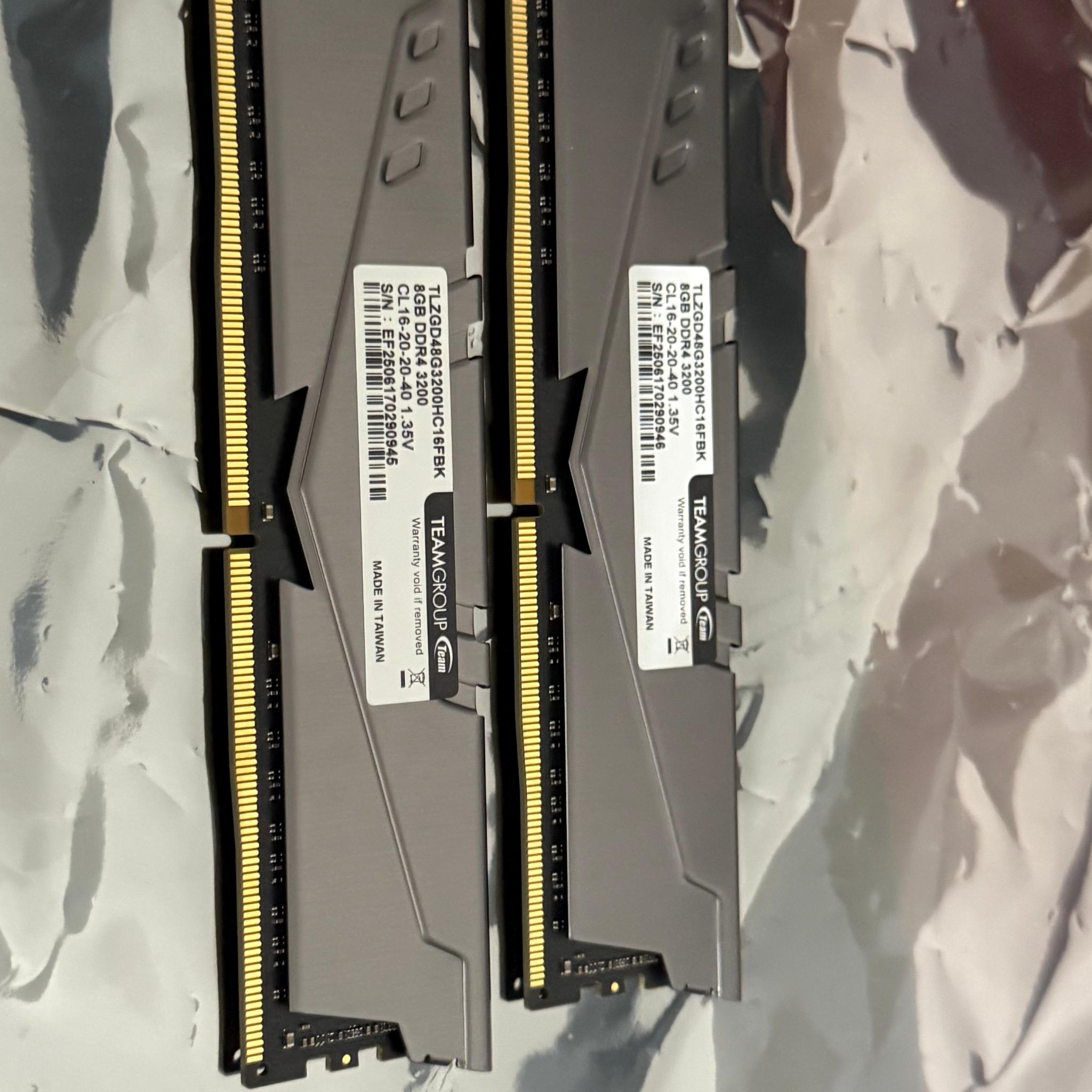 16GB DDDR4 Team Group T Force VulcanZ | 3200 MTS