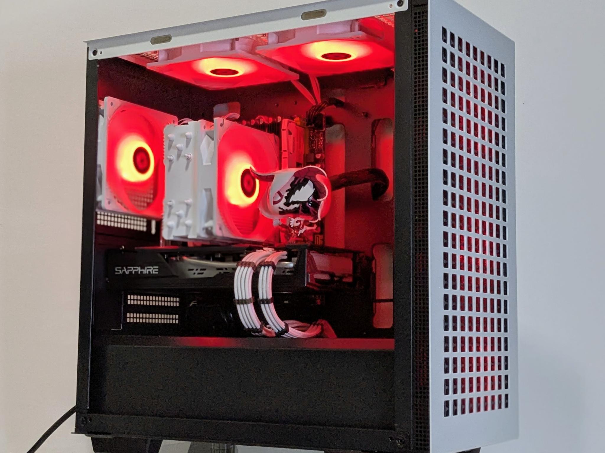 ⚪White Xeon🔥1080p Gaming PC⚪RX 5700XT⚪Intel E5-2680v3(12-c/24-t)⚪16GB DDR4⚪1TB NVMe SSD⚪️Windows 10