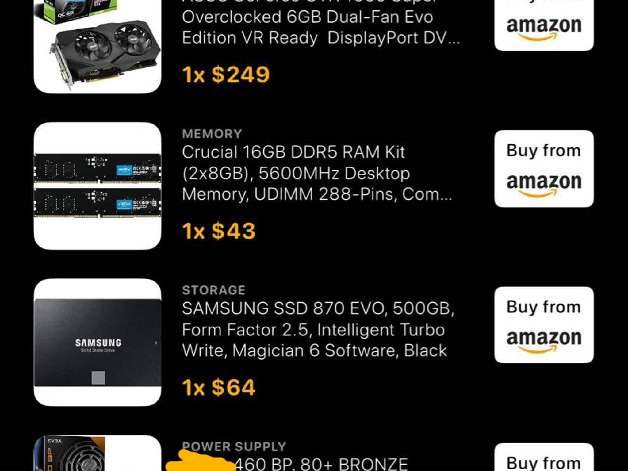 Pure Budget Performance 1080P PC, GTX 1660 Super, Intel 12100F, 16GB DDR5, 500GB SSD