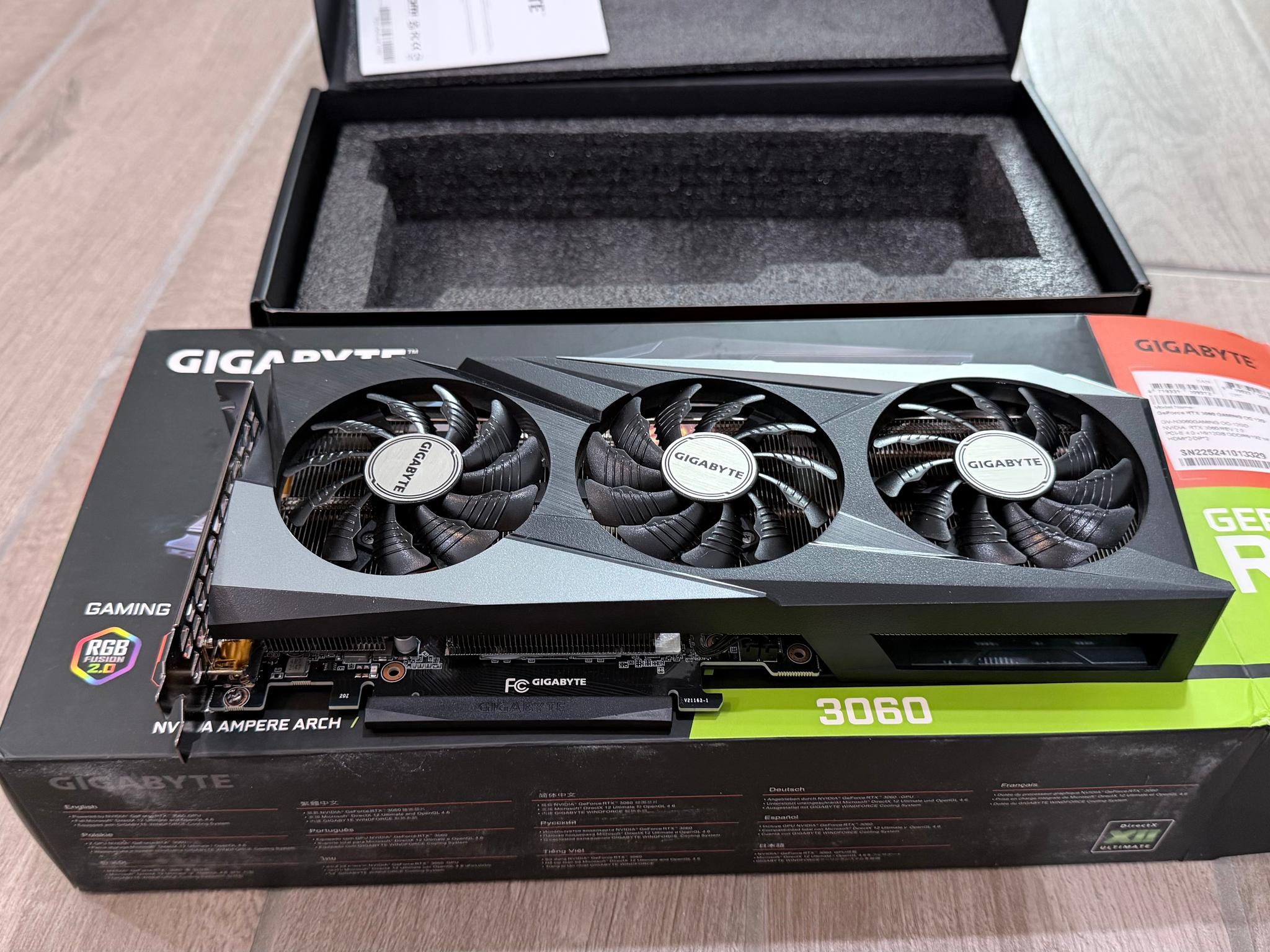 Gigabyte GAMING OC Rev 2.0 GeForce RTX 3060 12GB