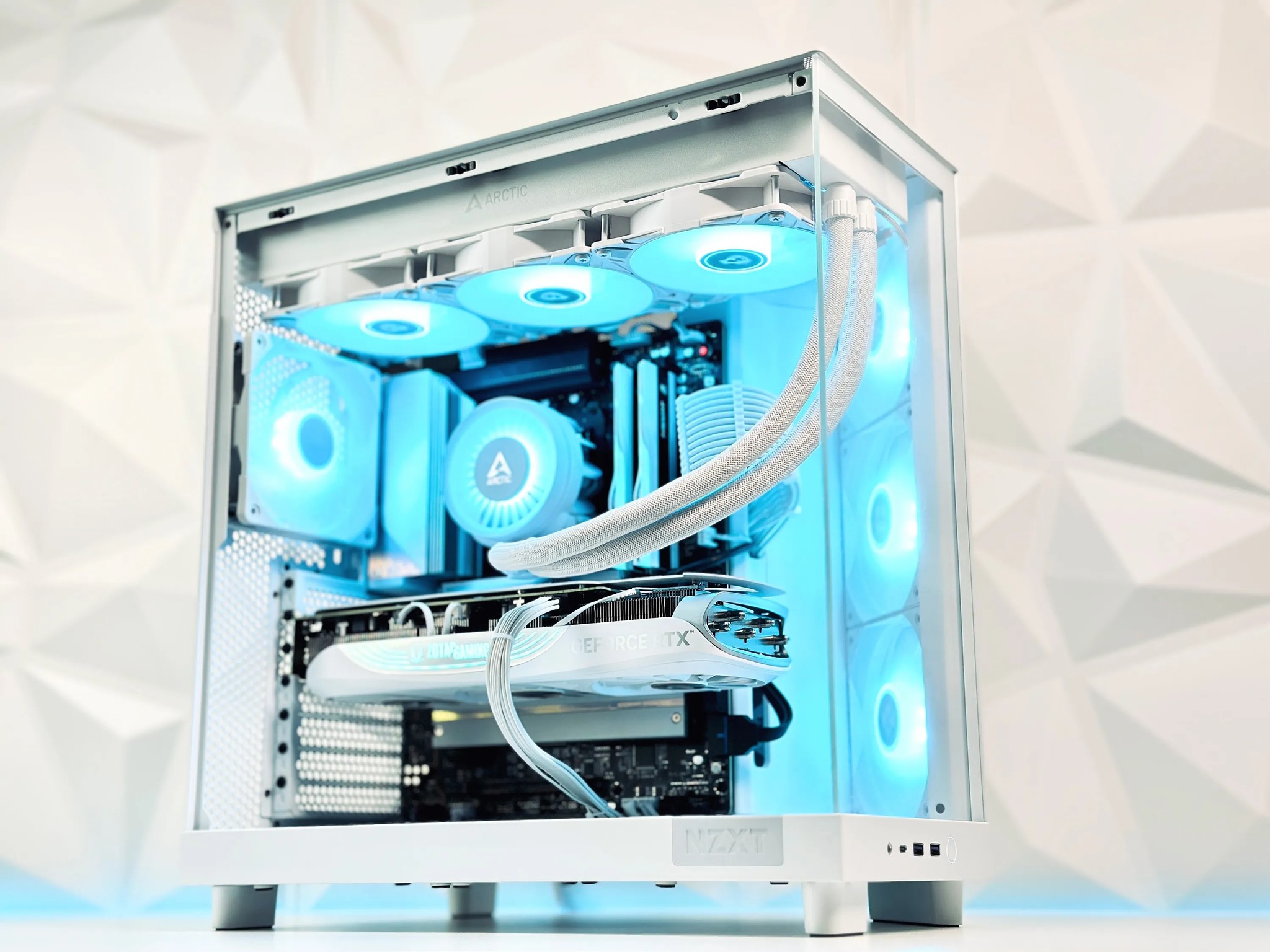 👽💚Liquid Cooled Gaming PC Nvidia⚪RTX 4070 Ti  12GB⚪Intel i7 13700 16 core⚪32GB DDR5⚪1TB NVME
