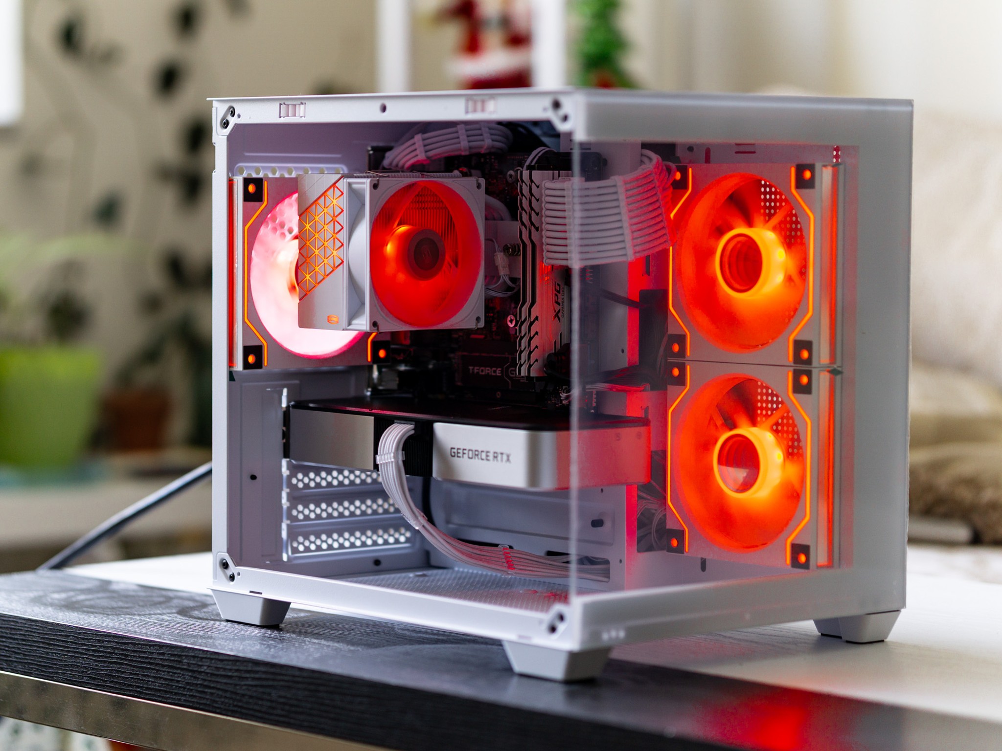 Budget Gaming PC - NVIDIA RTX 3060Ti FE | Ryzen 5 5500 | 16GB RAM | White Aesthetics | ARGB | Win 11