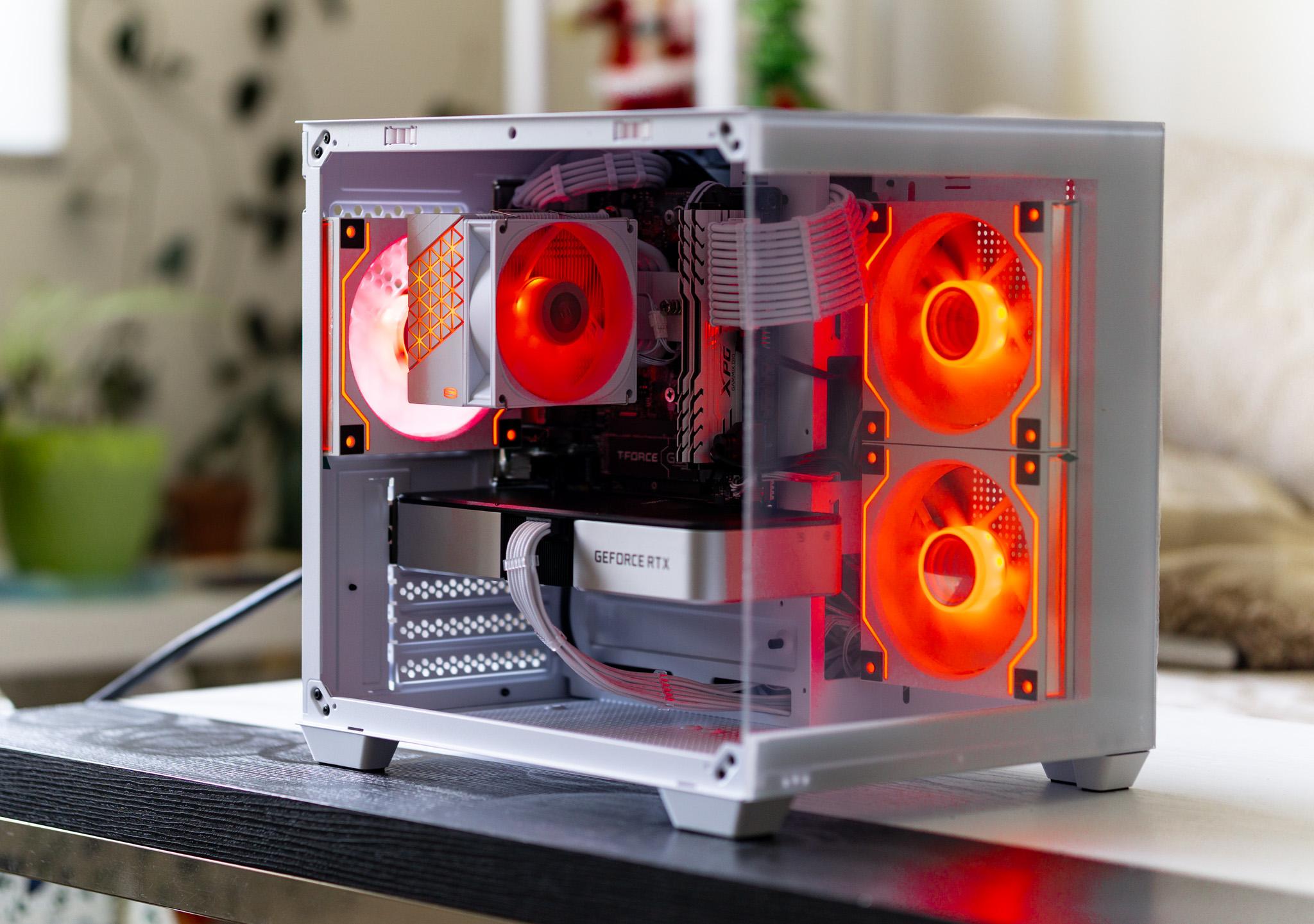 Budget Gaming PC - NVIDIA RTX 3060Ti FE | Ryzen 5 5500 | 16GB RAM | White Aesthetics | ARGB | Win 11
