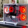 Budget Gaming PC - NVIDIA RTX 3060Ti FE | Ryzen 5 5500 | 16GB RAM | White Aesthetics | ARGB | Win 11