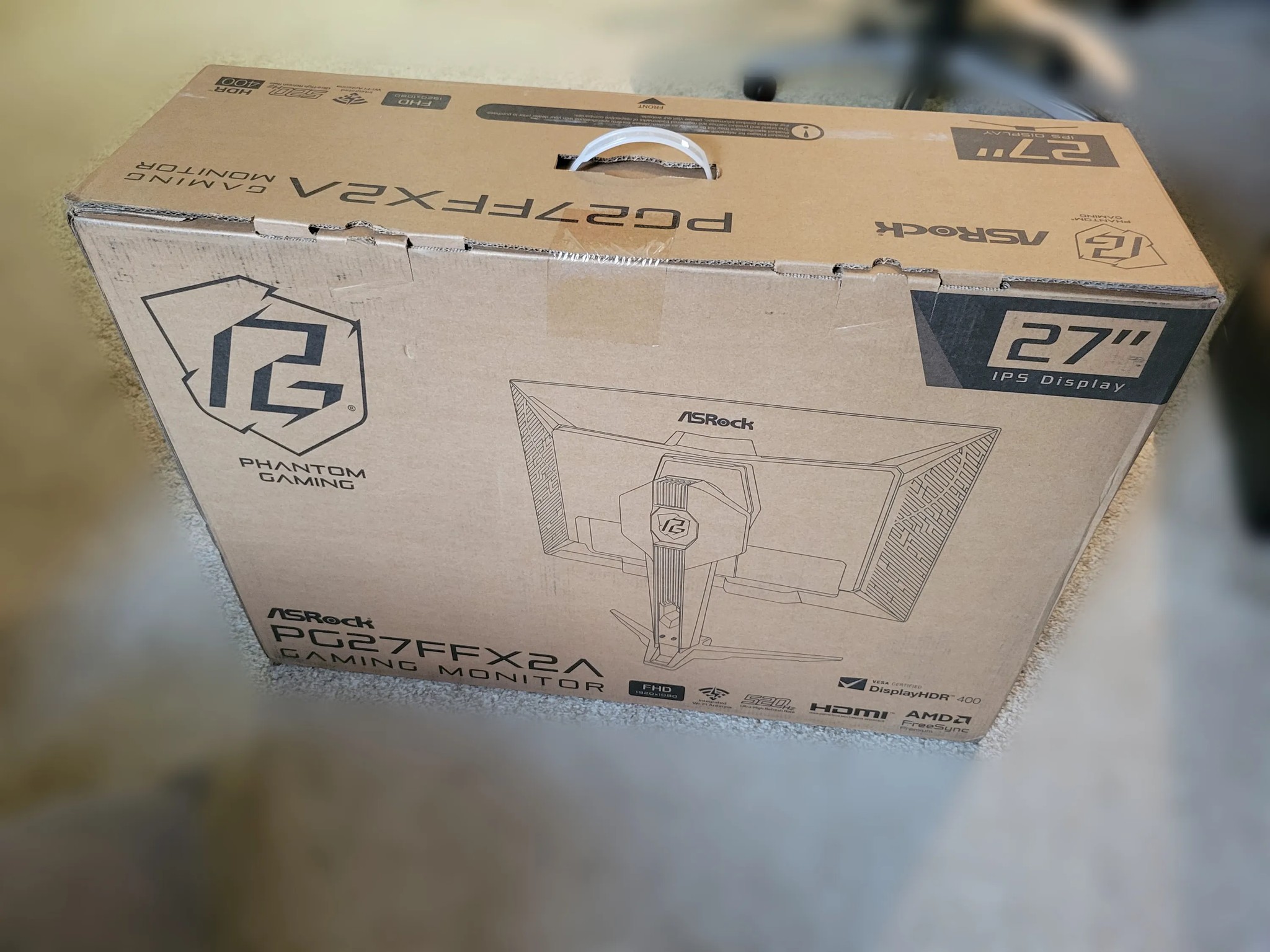 Gaming Monitor 27" 520 Hz IPS FHD FreeSync ASRock PG27FFX2A Brand New In Box