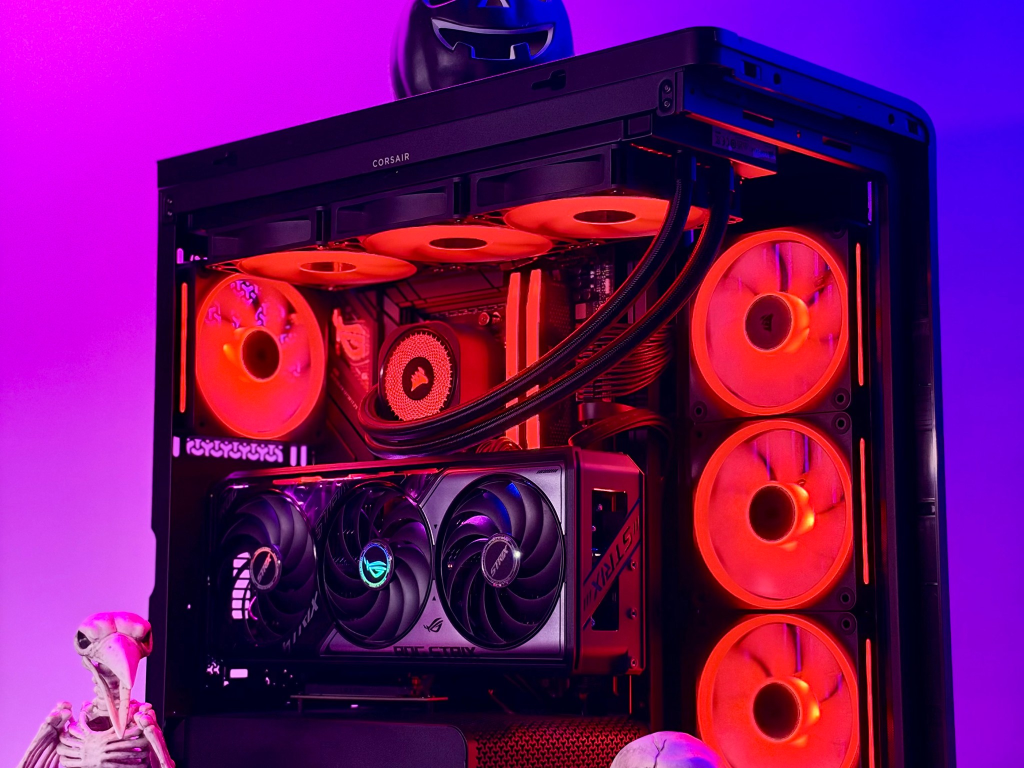 Obsidian Flux - Ryzen 9800X3D | ROG STRIX 5070 Ti OC 16G | 32GB DDR5 RAM | 2TB SSD NVMe | Win 11 PRO