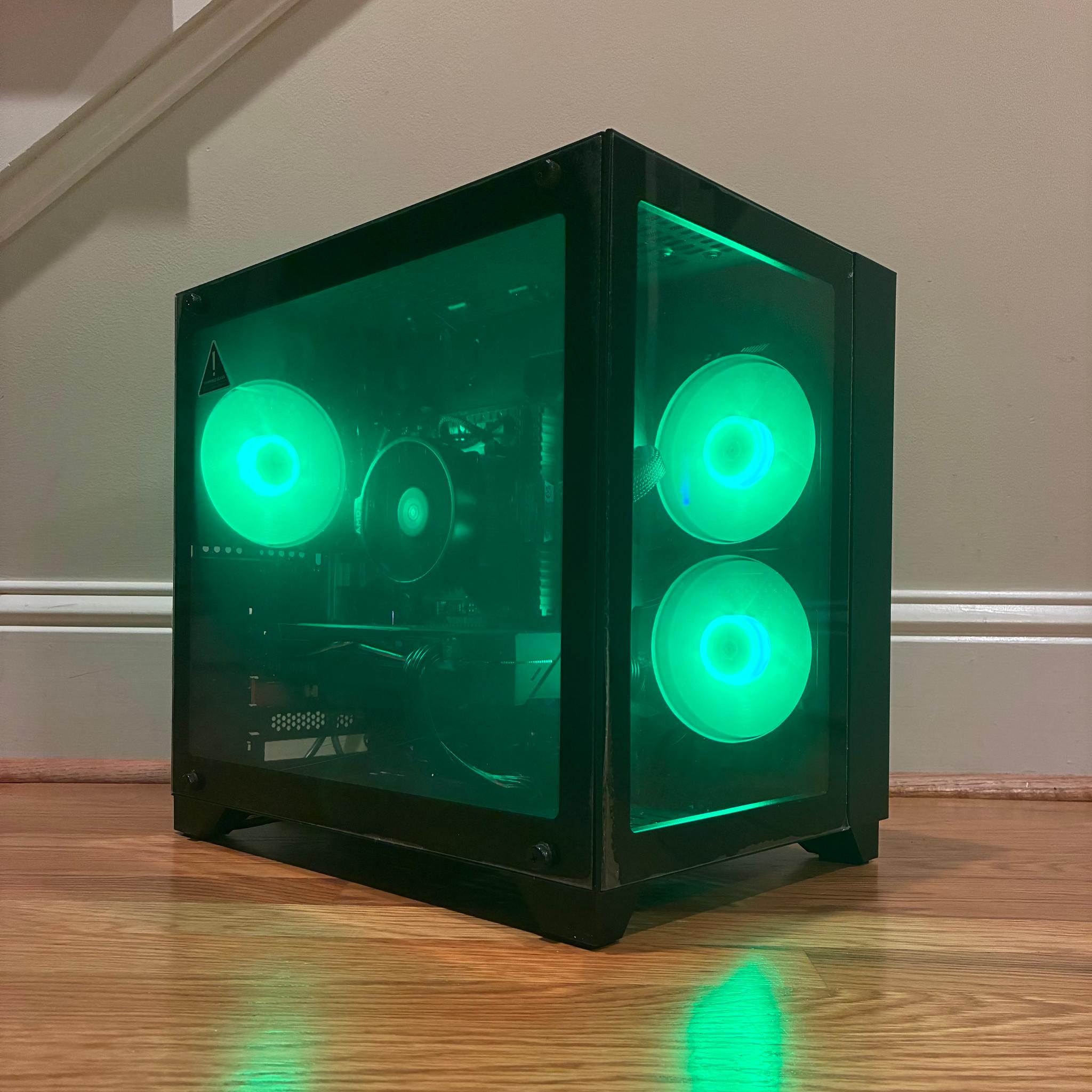 GTX 1660 TI R5 3600 CUSTOM GAMING PC 16GB DDR4 512GB NVMe WIFI 6E Bluetooth Windows 10/11