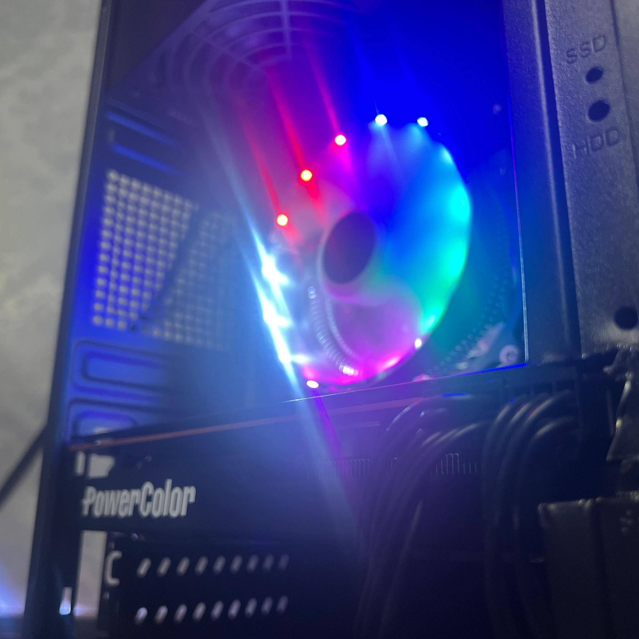 JR+ (Black) -Entry-Level Gaming PC - 10 Core Intel CPU & RX 5700XT (Better than an RTX 3060!)