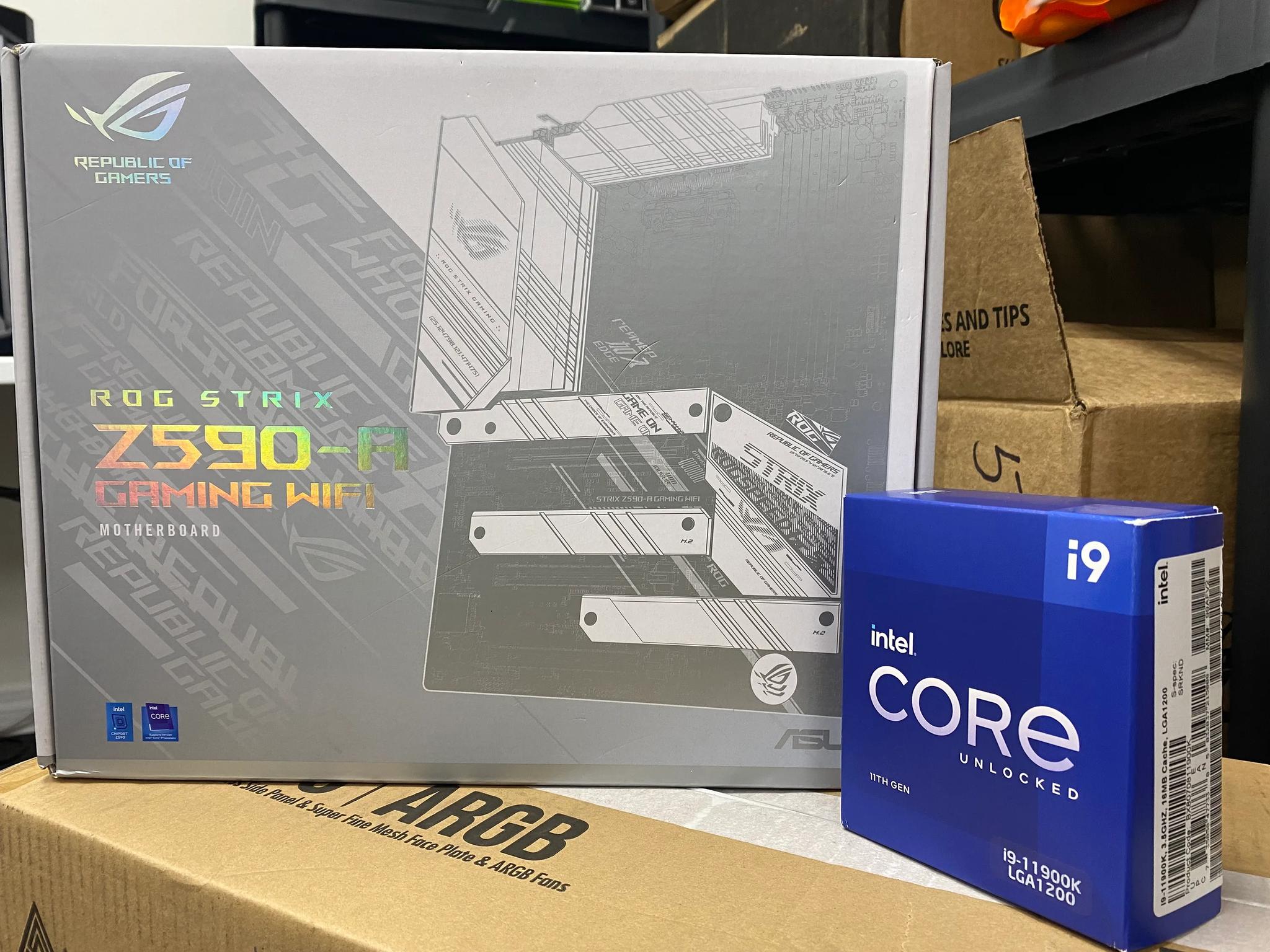 CPU | MOBO| COMBO | i9-11900K |ASUS Z590 NEW