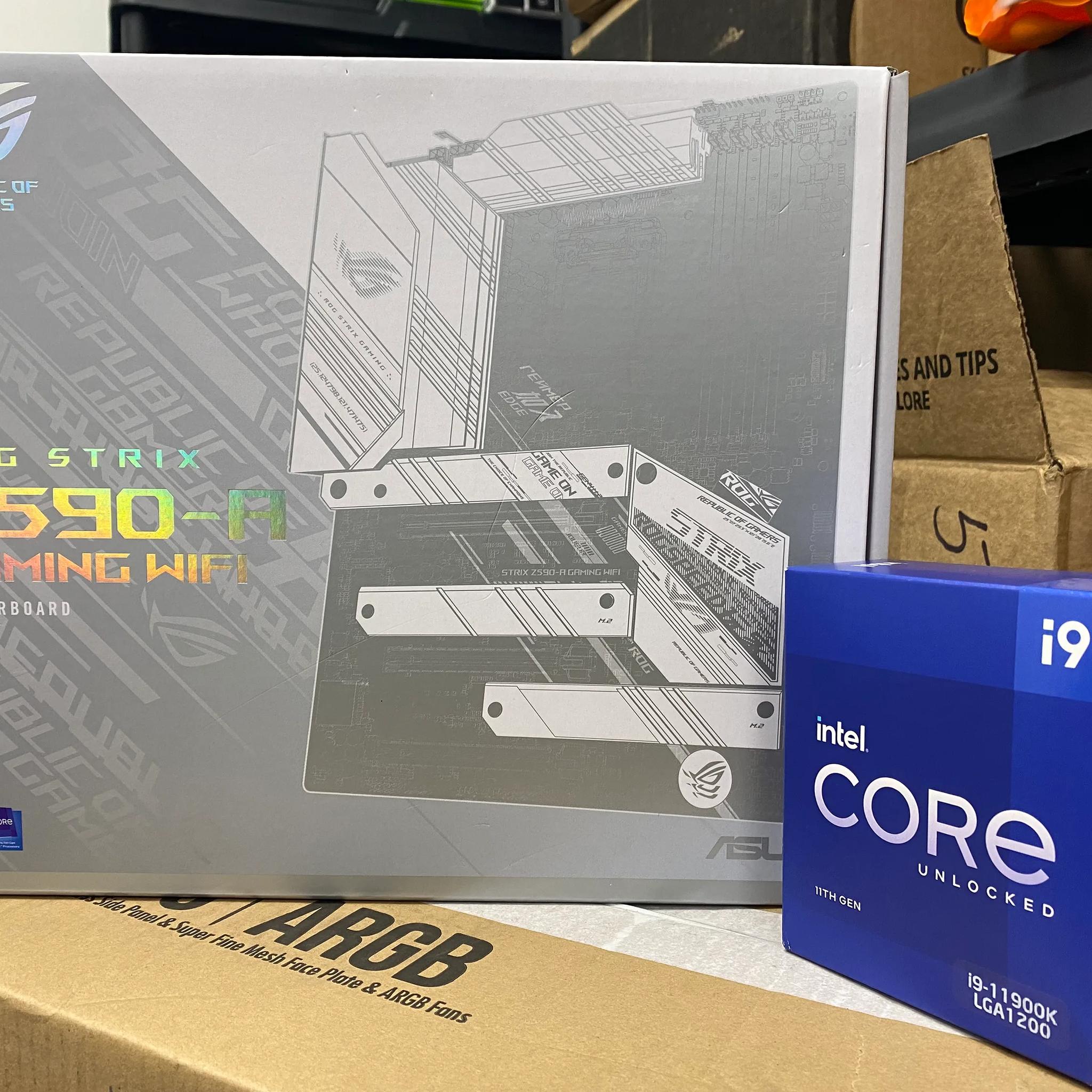 CPU | MOBO| COMBO | i9-11900K |ASUS Z590 NEW
