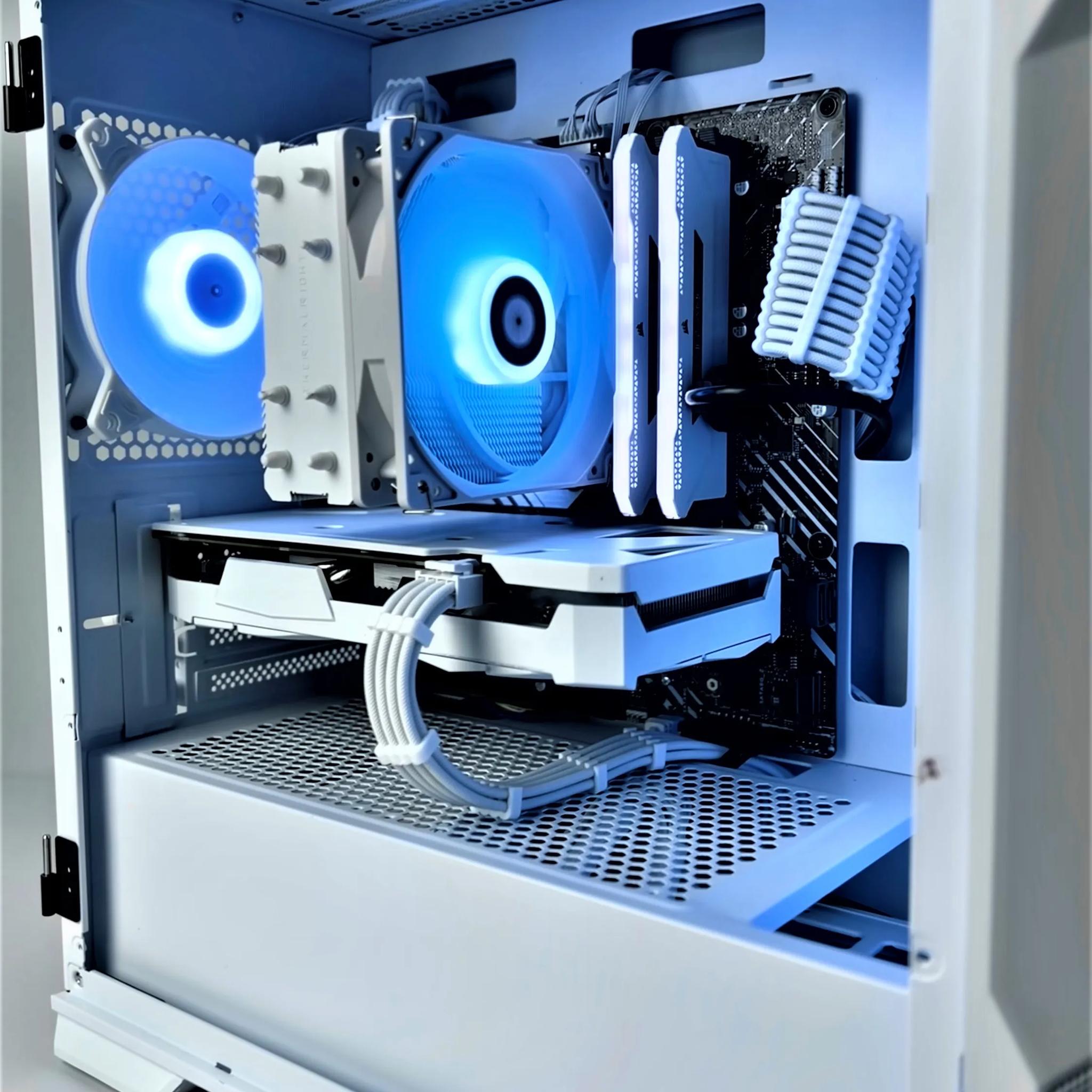 Intel i5-12400 | RTX 3060 | White Theme Mid-range Gaming PC Build