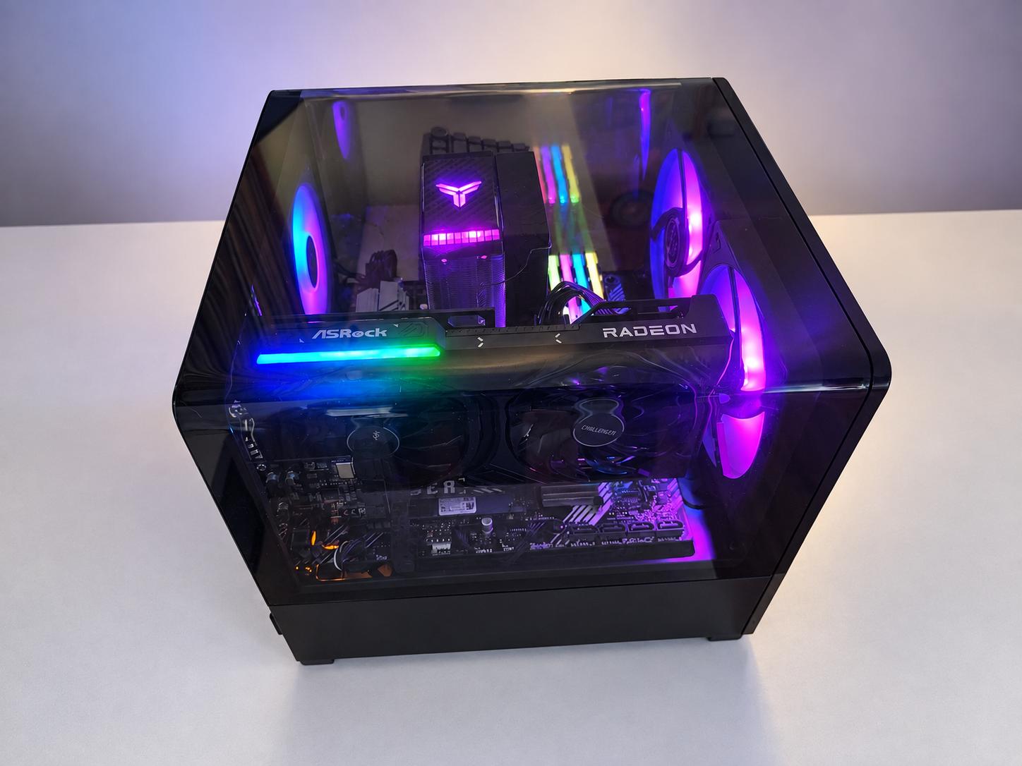 RX 9060 XT 16GB Compact 1440p Gaming PC | Ryzen 5 5600X3D | 32GB RAM | 1TB Total NVMe | Nikita Volt