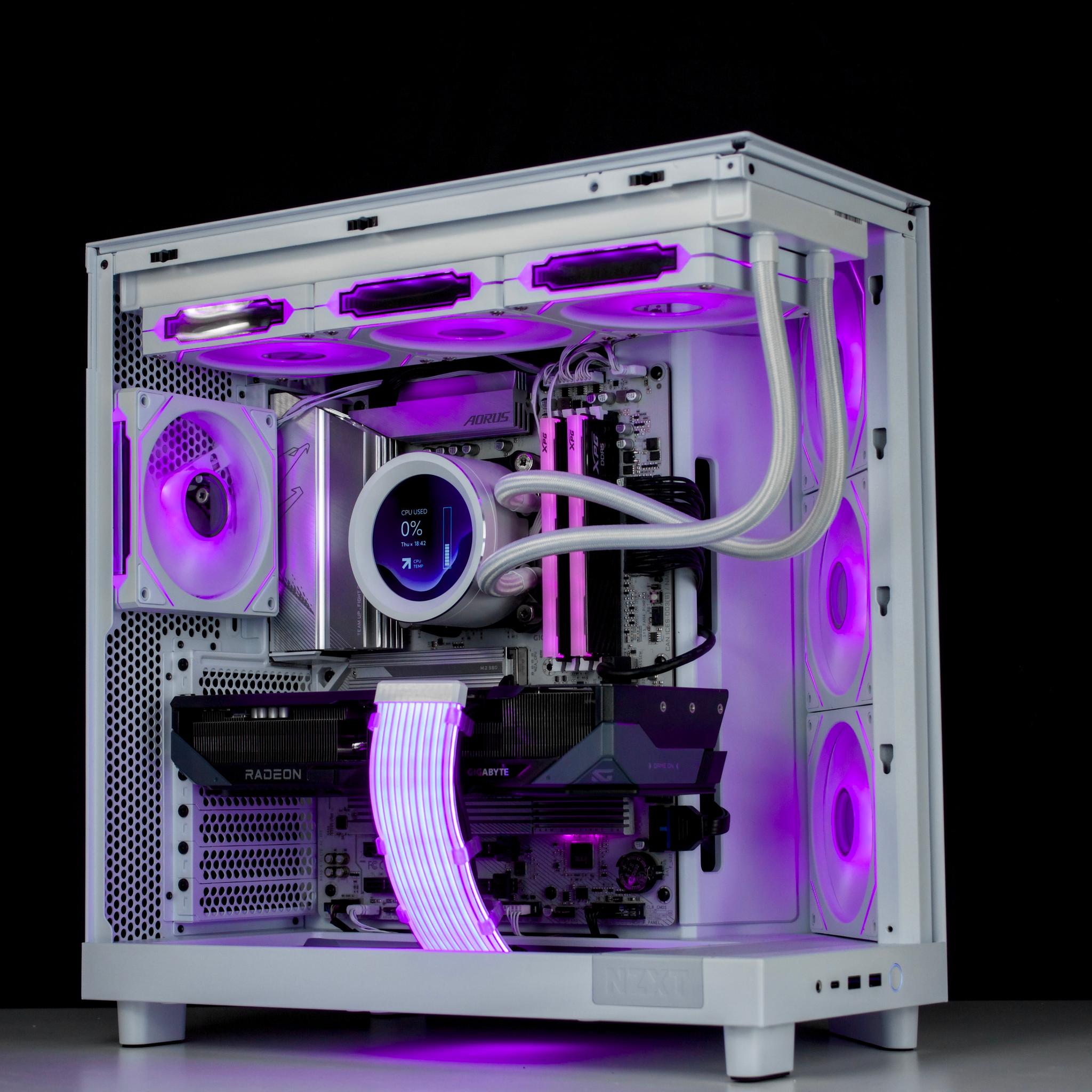 🧊⚡🗡️Blizzard - 4K Gaming PC | RX 9070 XT 16GB, Ryzen 7 7800X3D, 32GB RAM, 2TB SSD | LCD 🗡️⚡🧊