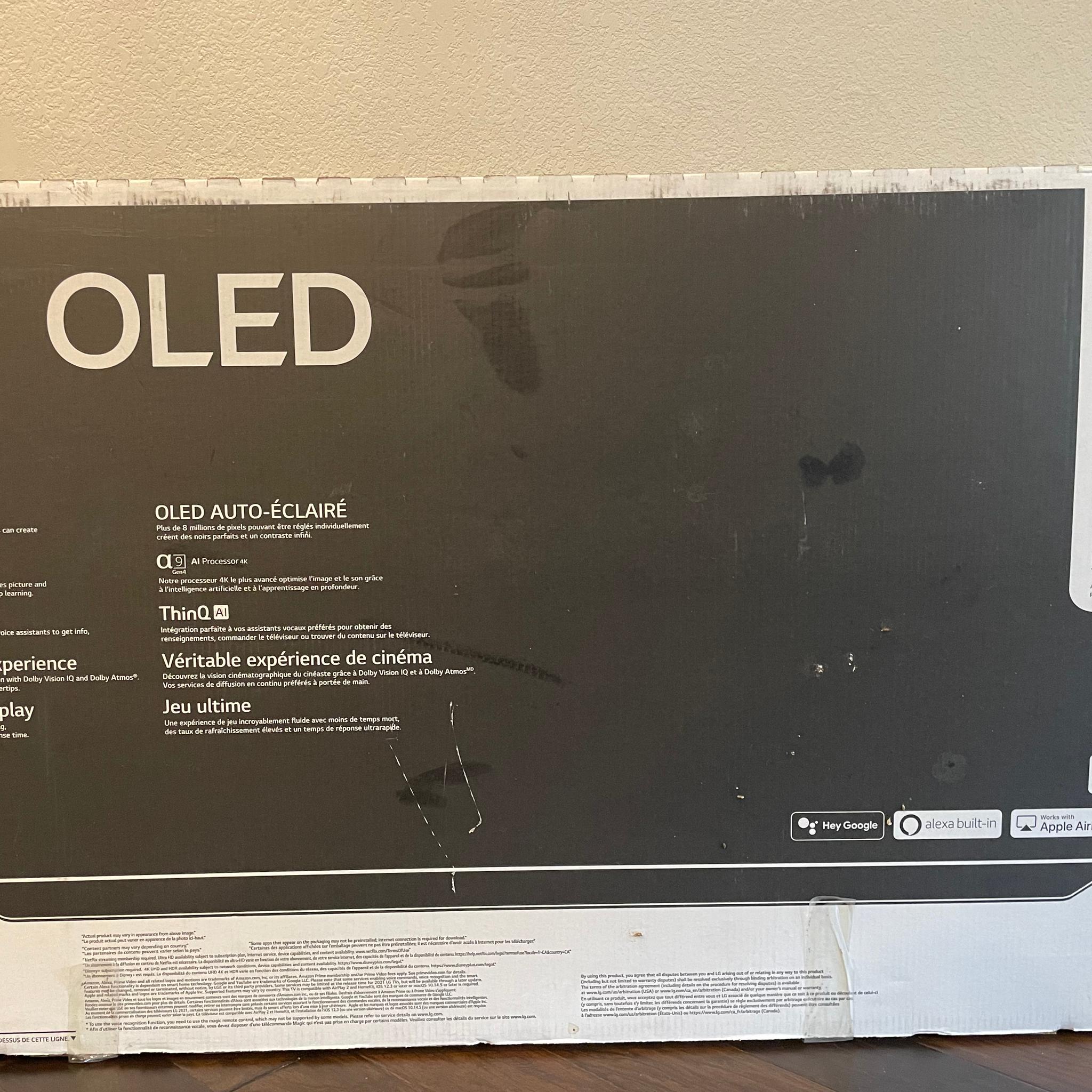 55-inch LG C1 OLED TV