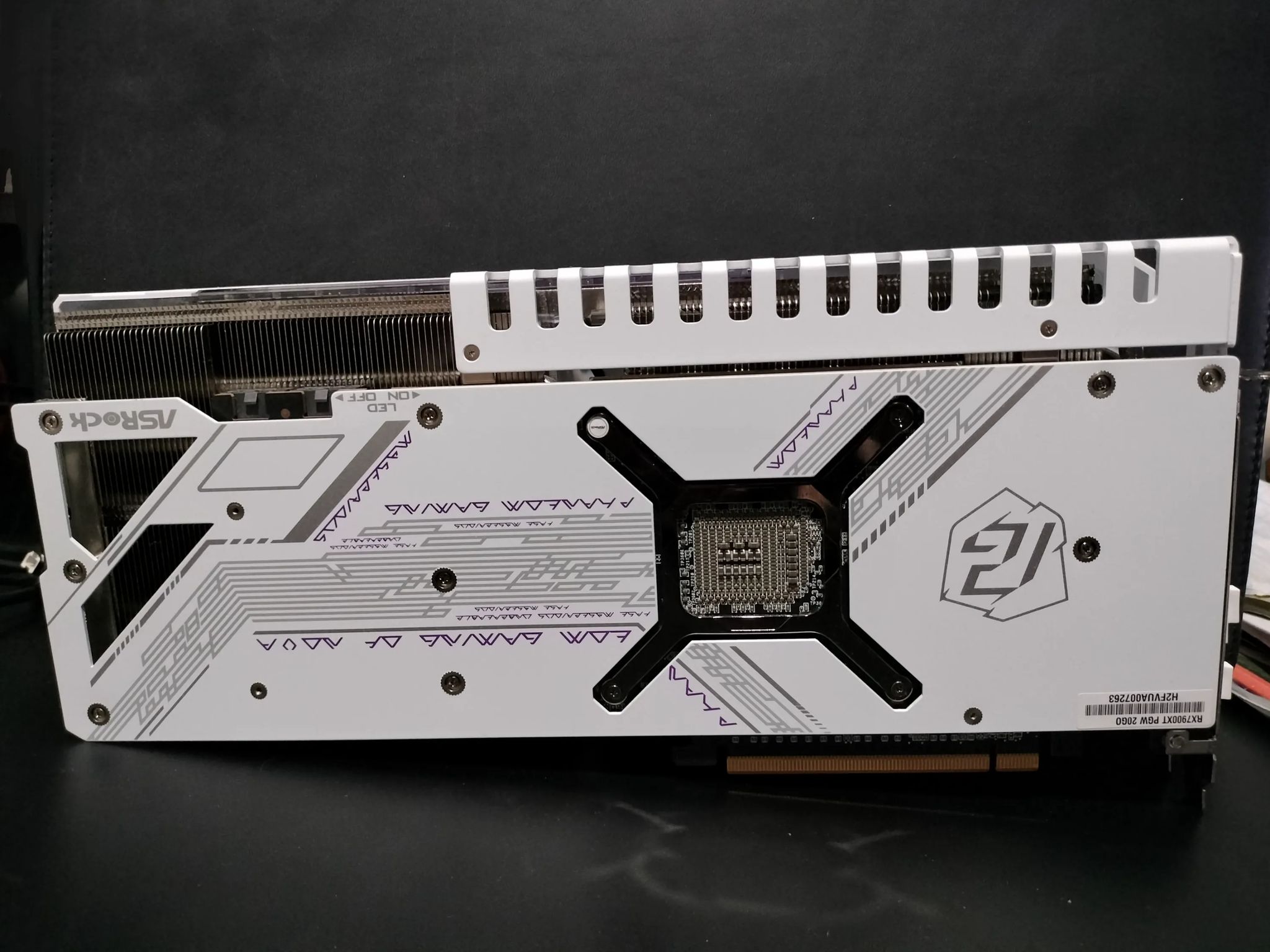 ASRock AMD Radeon RX 7900 XT Phantom Gaming White RGB Overclocked Triple Fan 20GB GDDR6