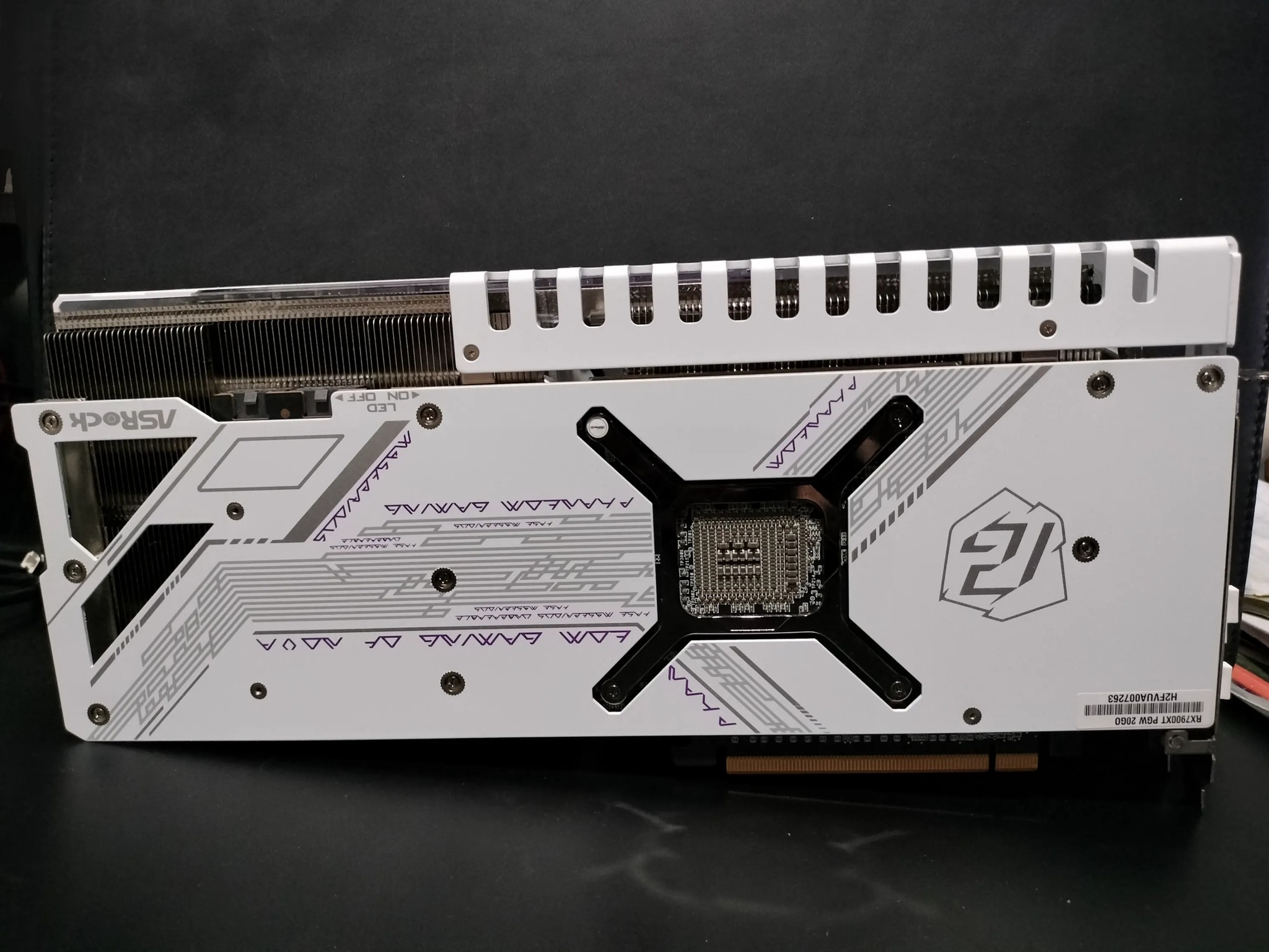 ASRock AMD Radeon RX 7900 XT Phantom Gaming White RGB Overclocked Triple Fan 20GB GDDR6