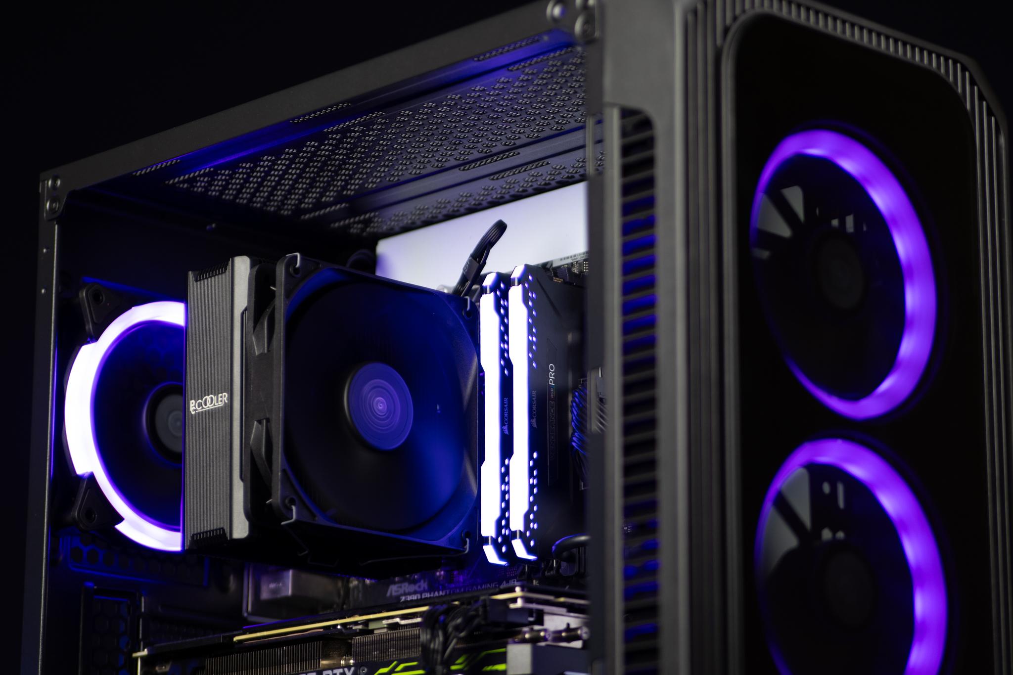 Spacey SF RTX 2080 32GB i7 Windows 11 1TB Workstation Gaming PC