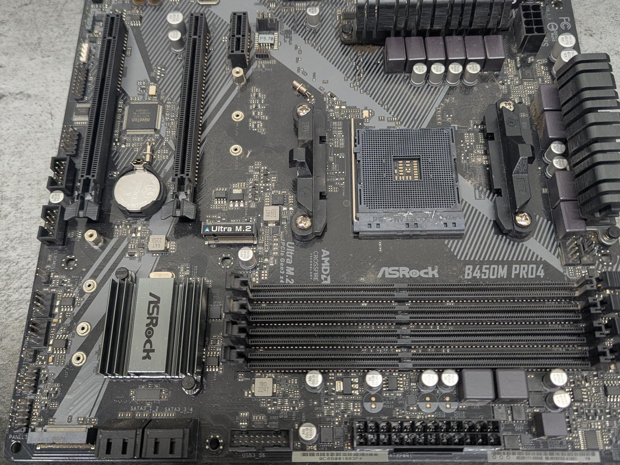 🧩 ASRock B450M PRO4 R2.0 | AM4 Micro ATX Motherboard