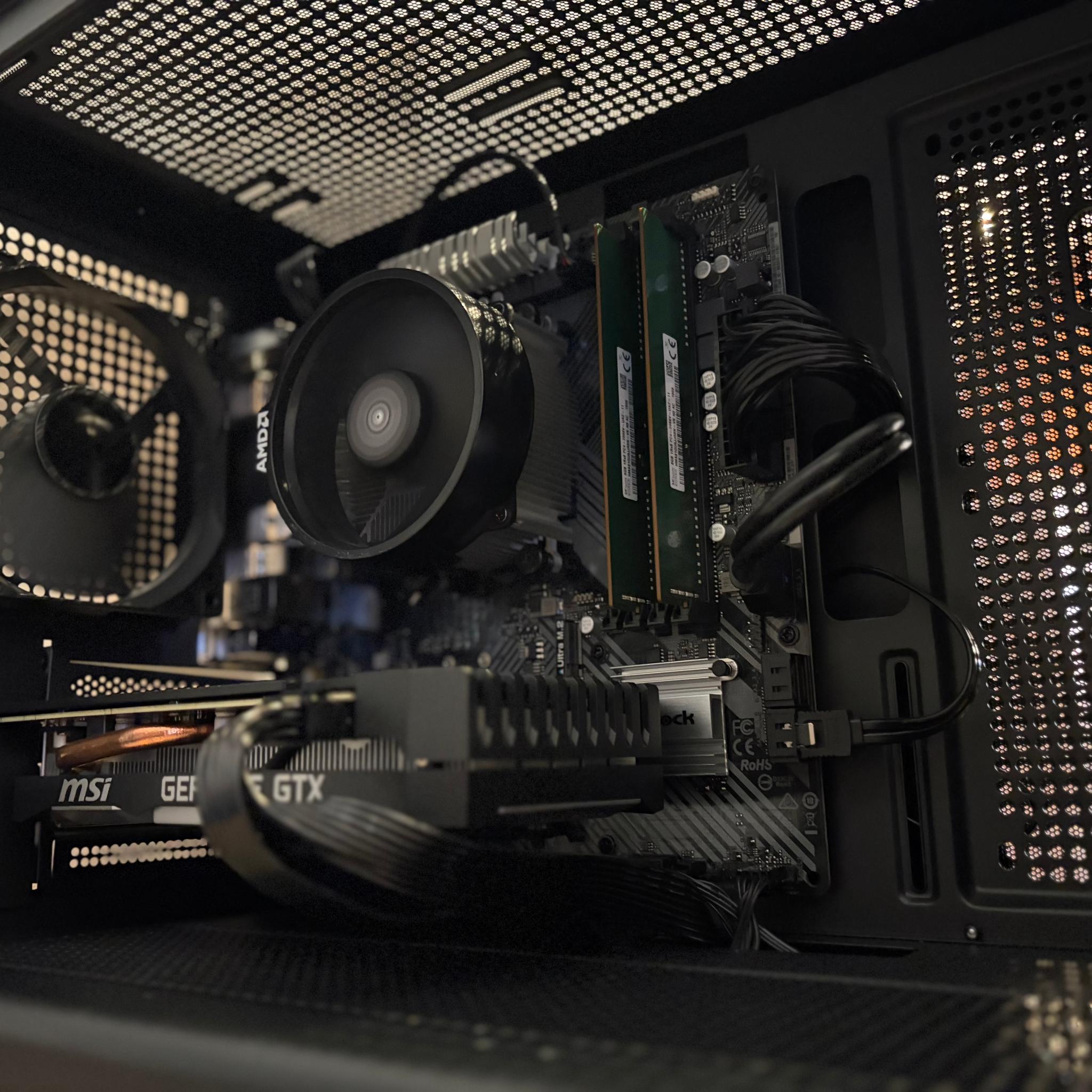 Black Gaming PC | GTX 1660 6GB | RYZEN 5 2600X | 16GB RAM | 500GB