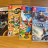 4x Games - Immortals Fenyx Rising, Mario + Rabbids, Sushi Striker, Starlink - Nintendo Switch